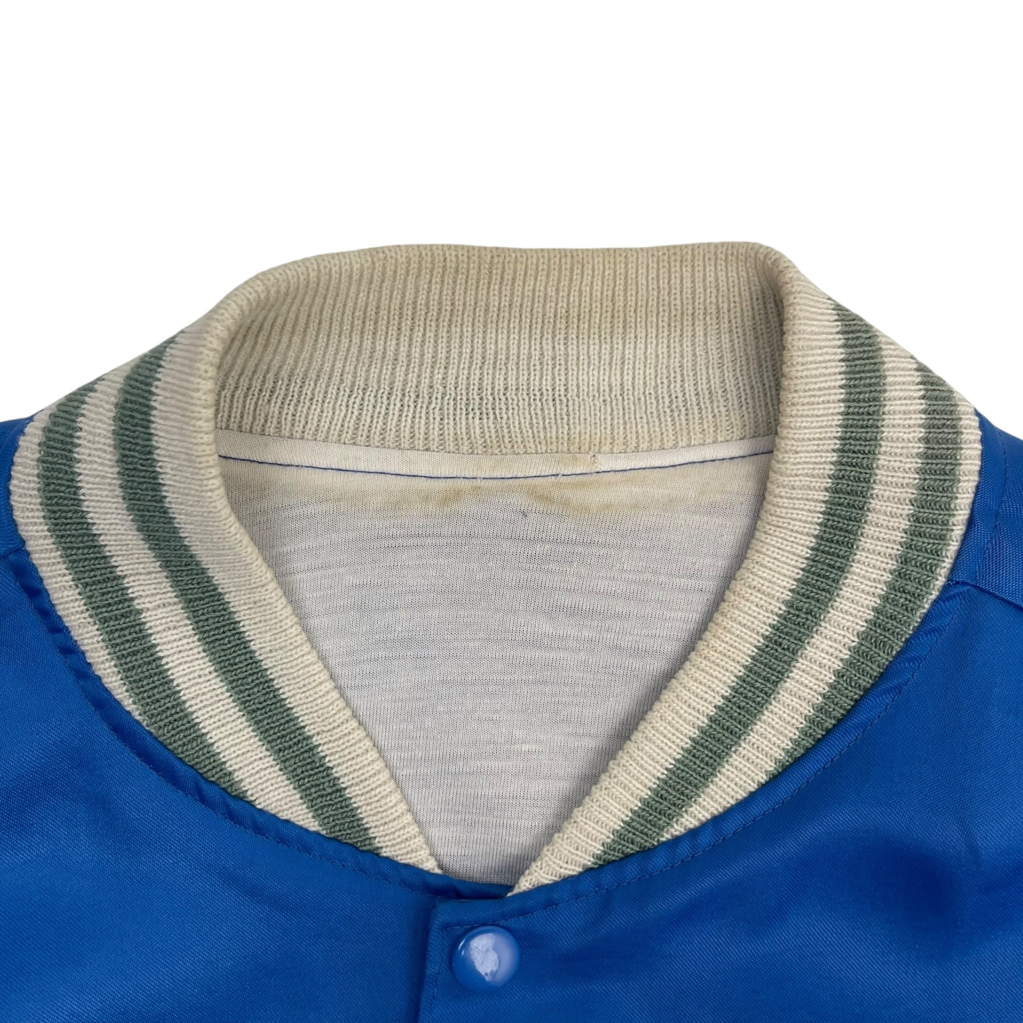 Vintage SSC Swimming Satin Varsity Jacket Blue