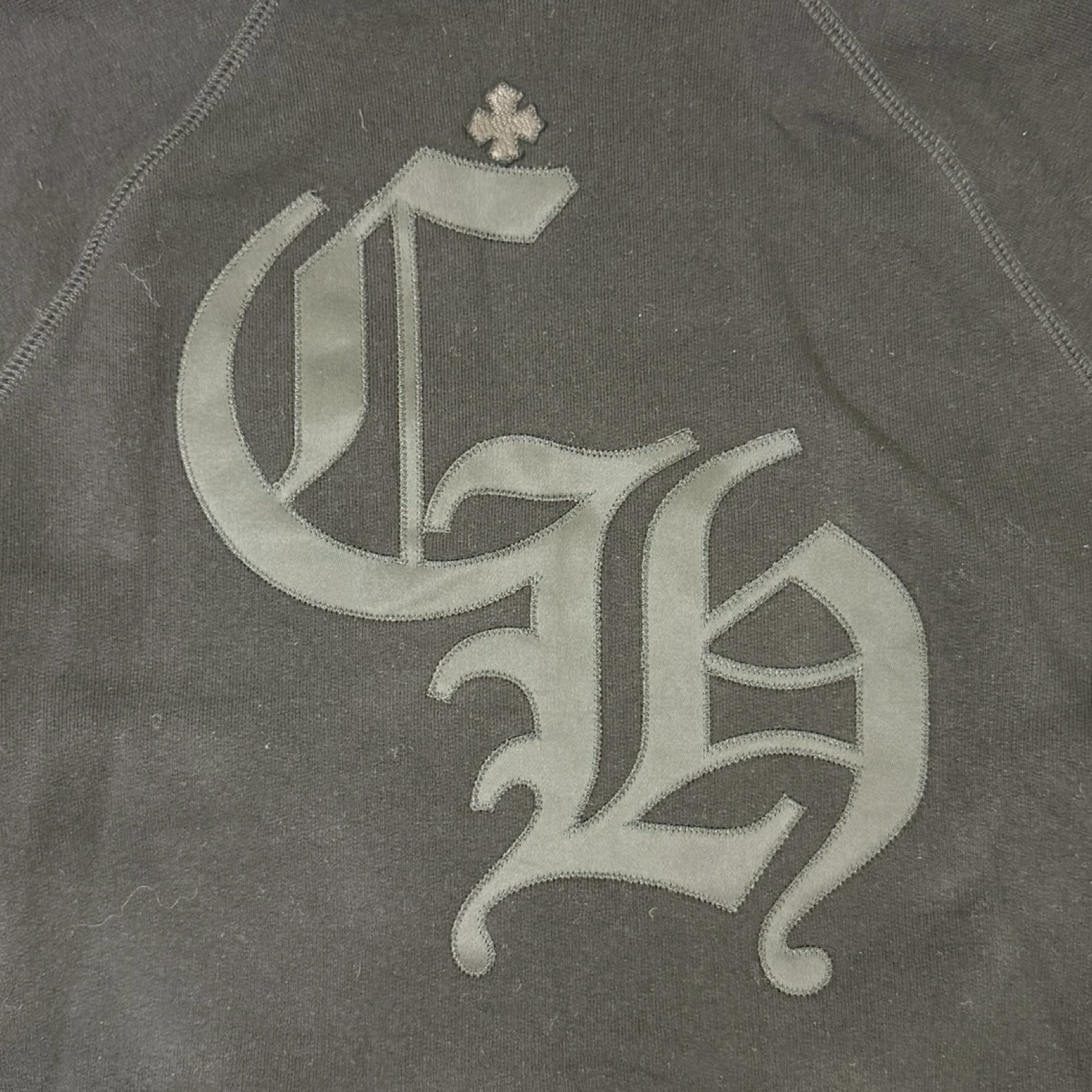 Chrome Hearts Triple Cross Nylon Patch Hoodie Black