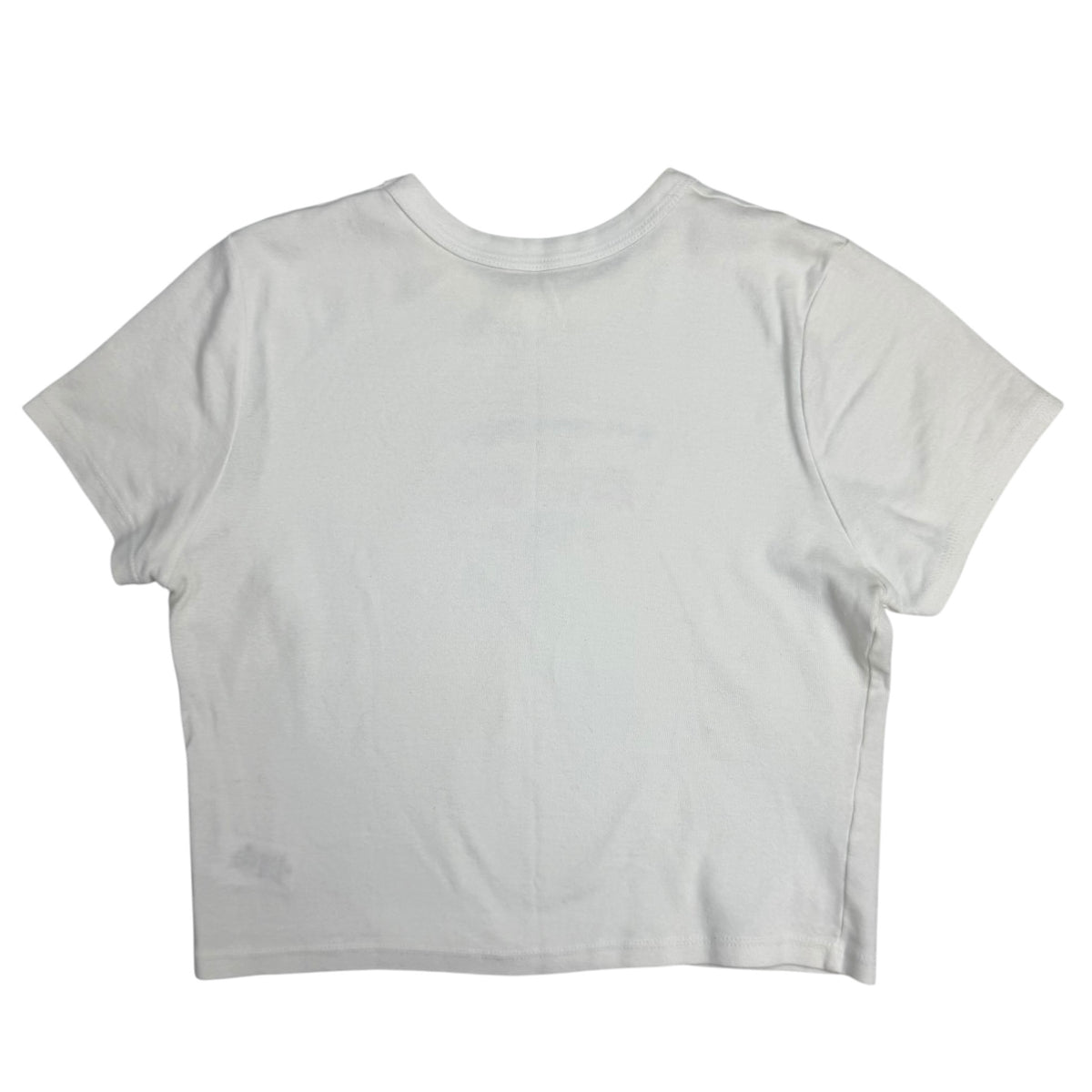 (W) Cherry LA Bite Me Baby Tee White