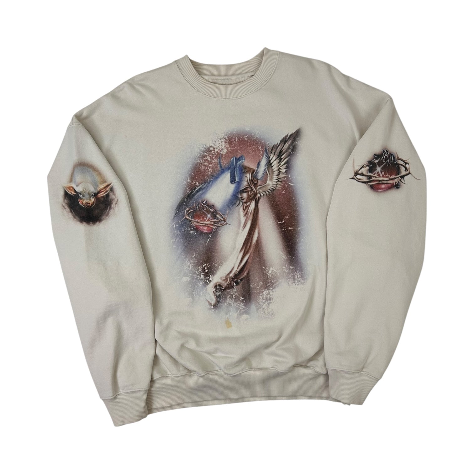 Yeezy Forbidden Knowledge Crewneck White