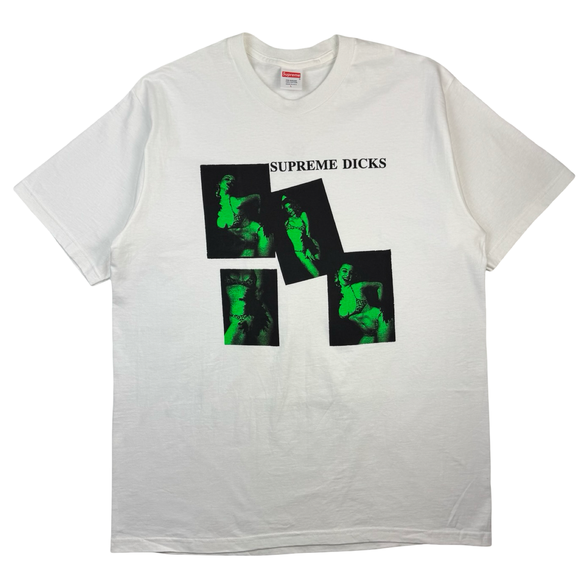 Supreme Dicks Tee White