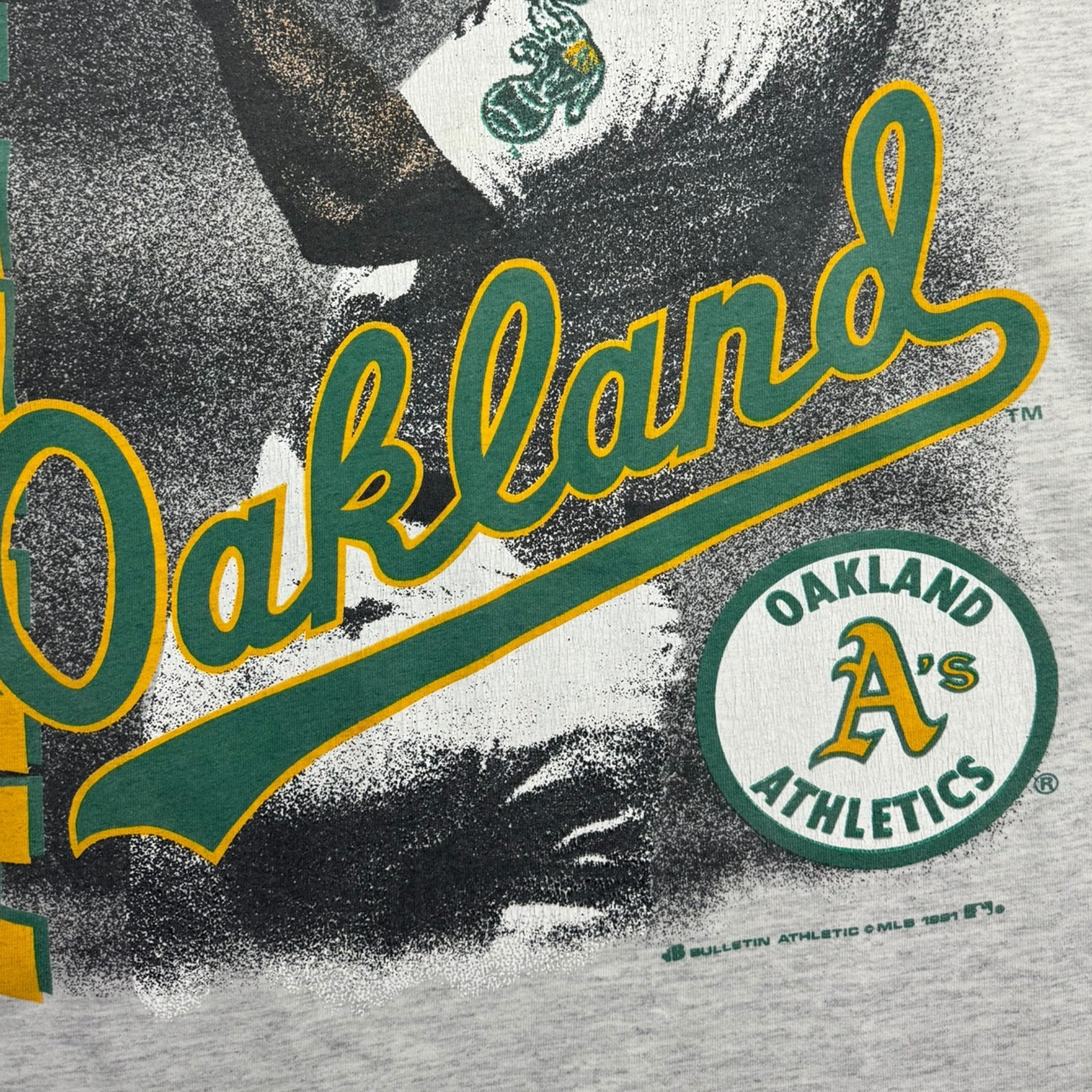 1991 Oakland Athletics Baseball Swing Bulletin T-Shirt