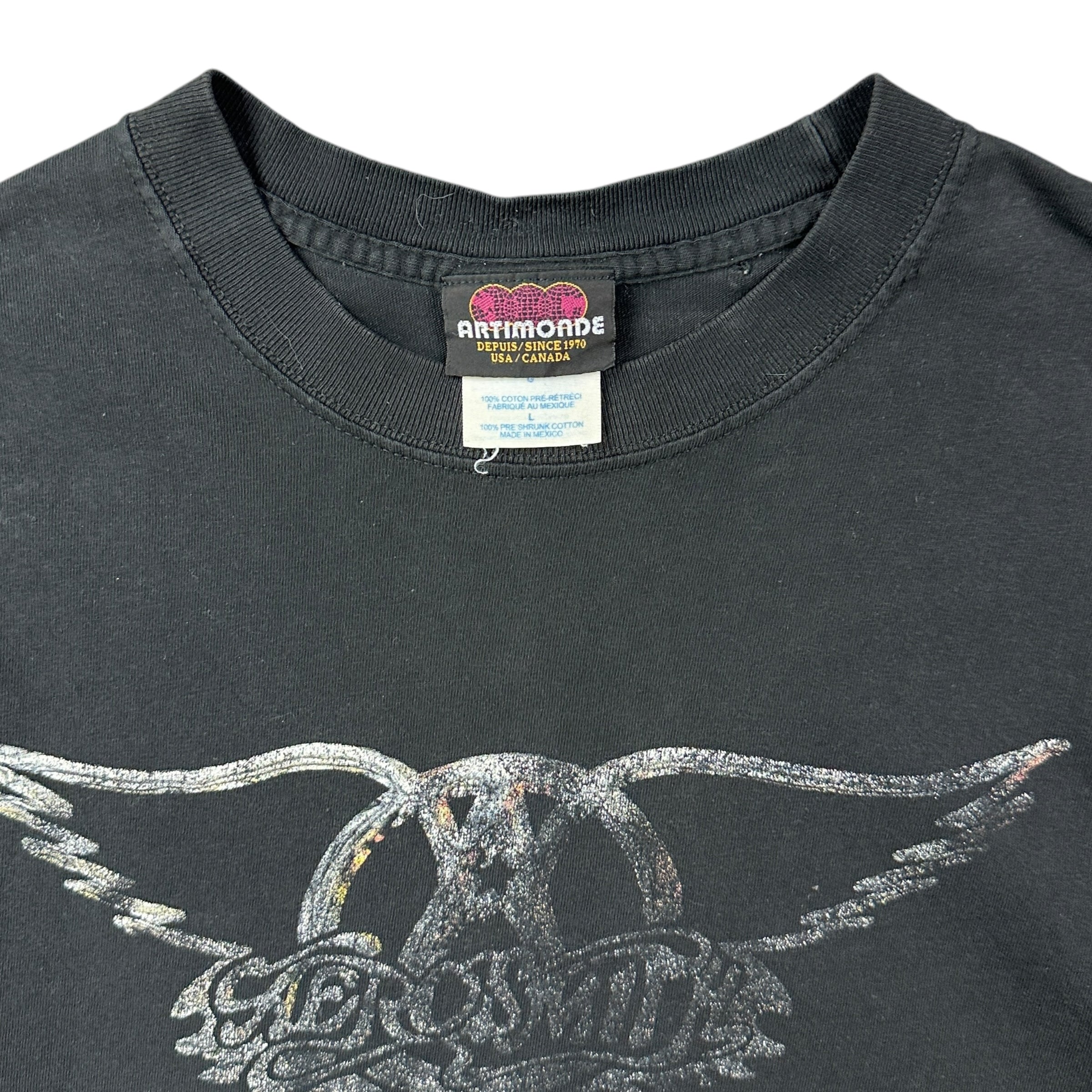 Vintage Aerosmith Tour Tee Black