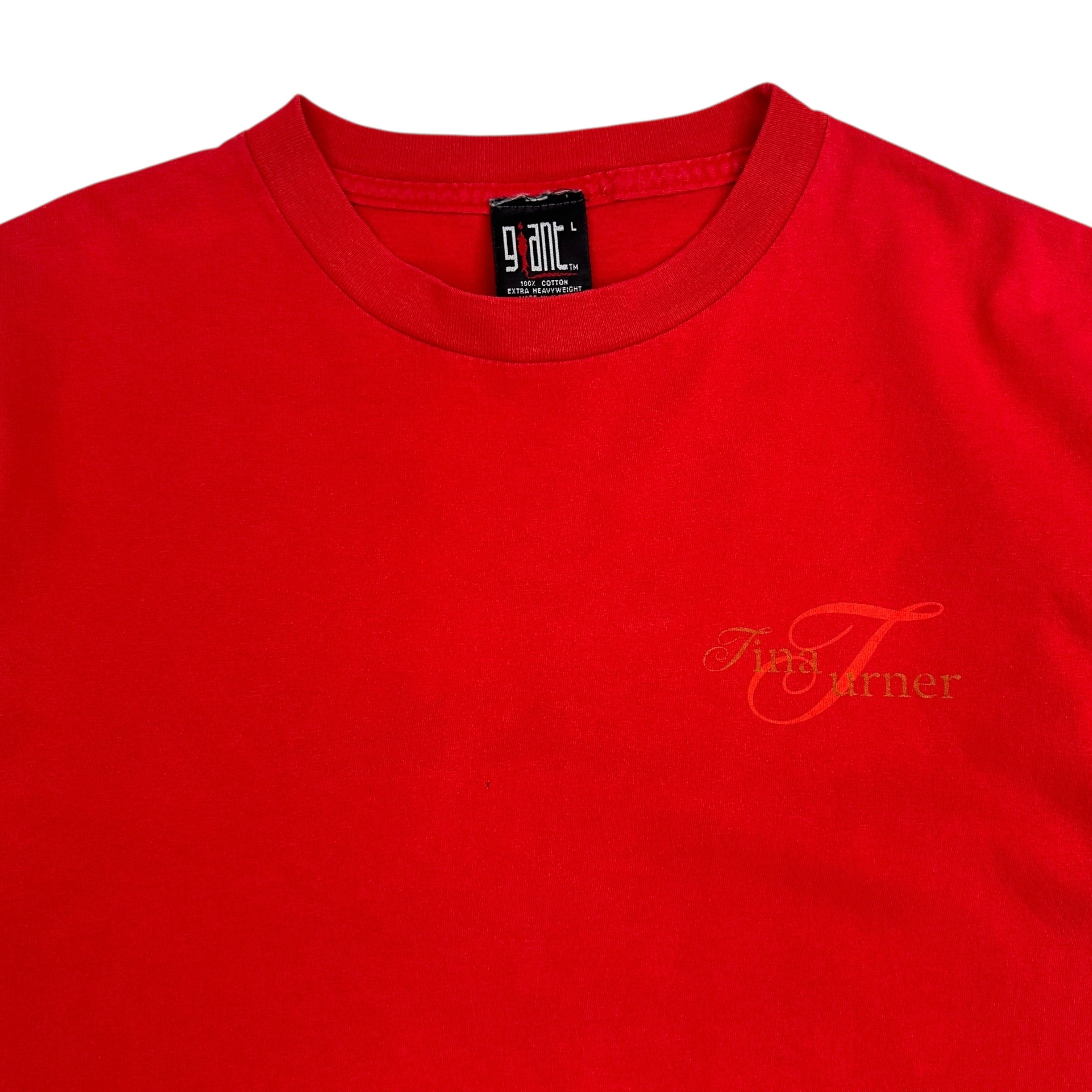 2000 Tina Turner Band Tee Red