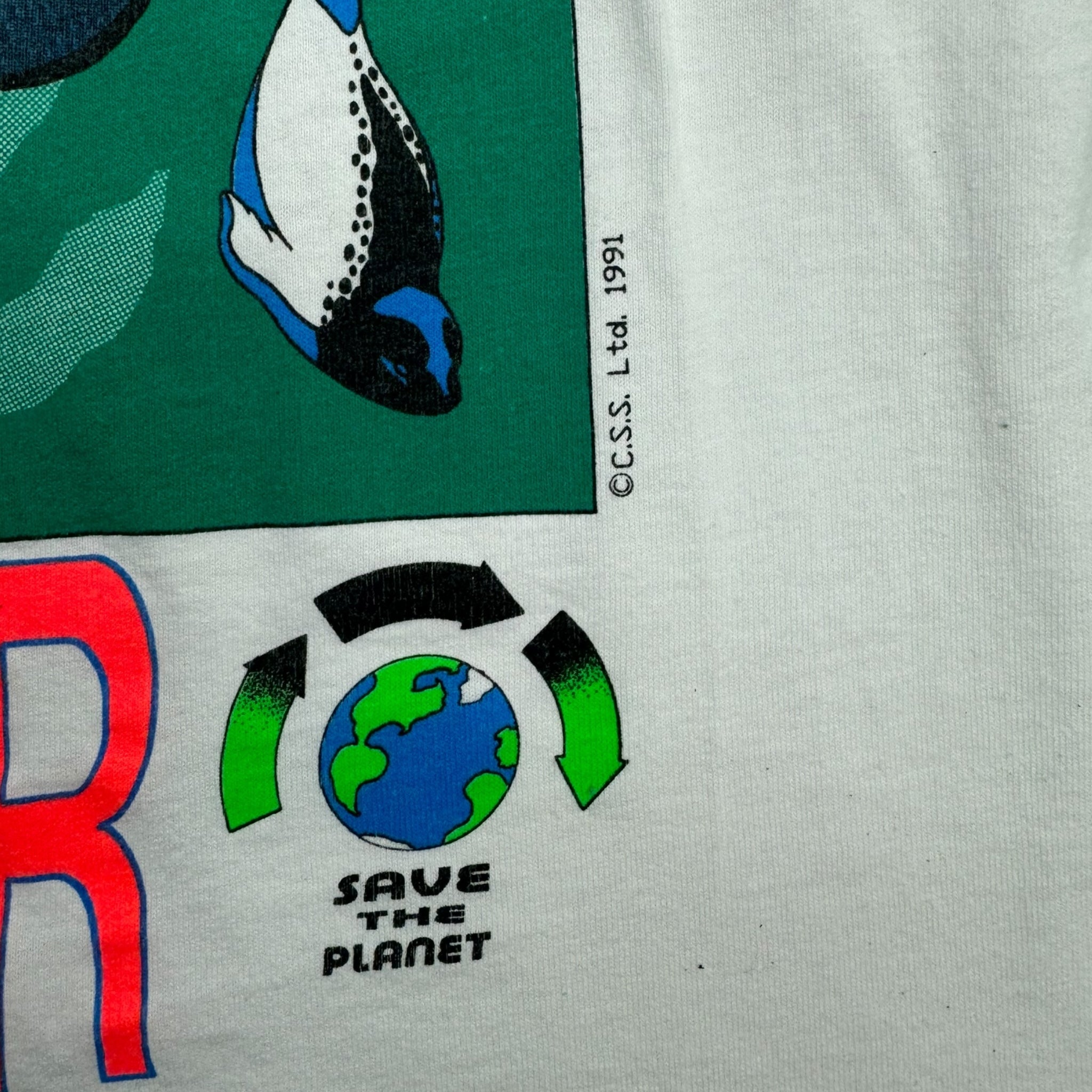 1991 Save The Planet "Extinction Is Forever" T-Shirt