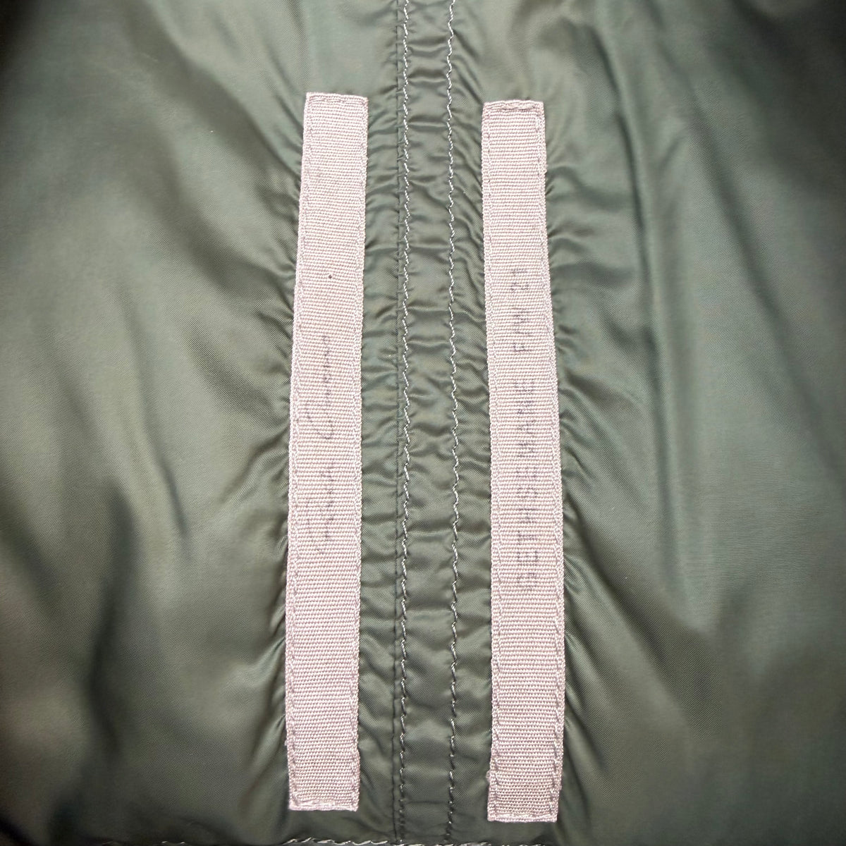 Rick Owens FW21 Gethsemane Flight Puffer Jacket Green
