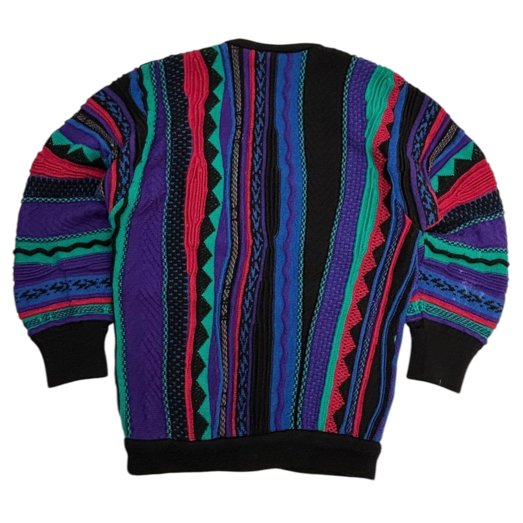 Vintage Toorallie Made In Australia Button Up 3D Knit