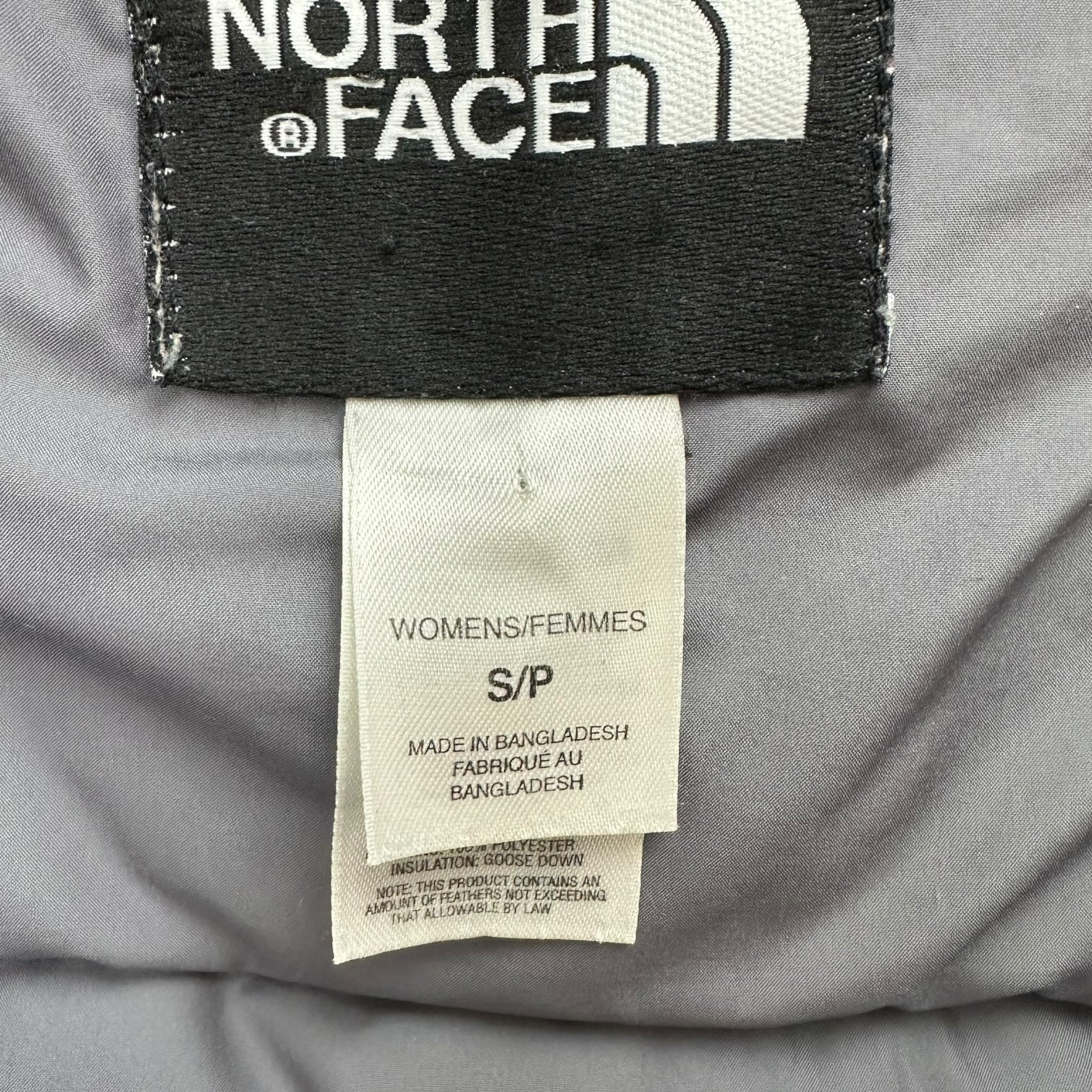 Vintage Women’s The North Face Nupste Puffer Jacket Purple