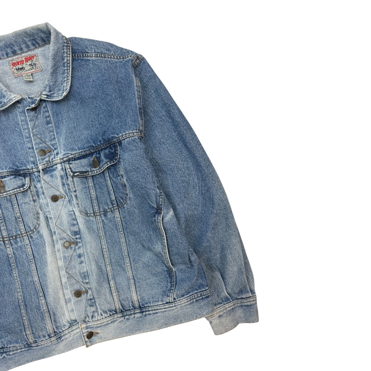 Vintage Storm Rider Denim Jacket Light Wash