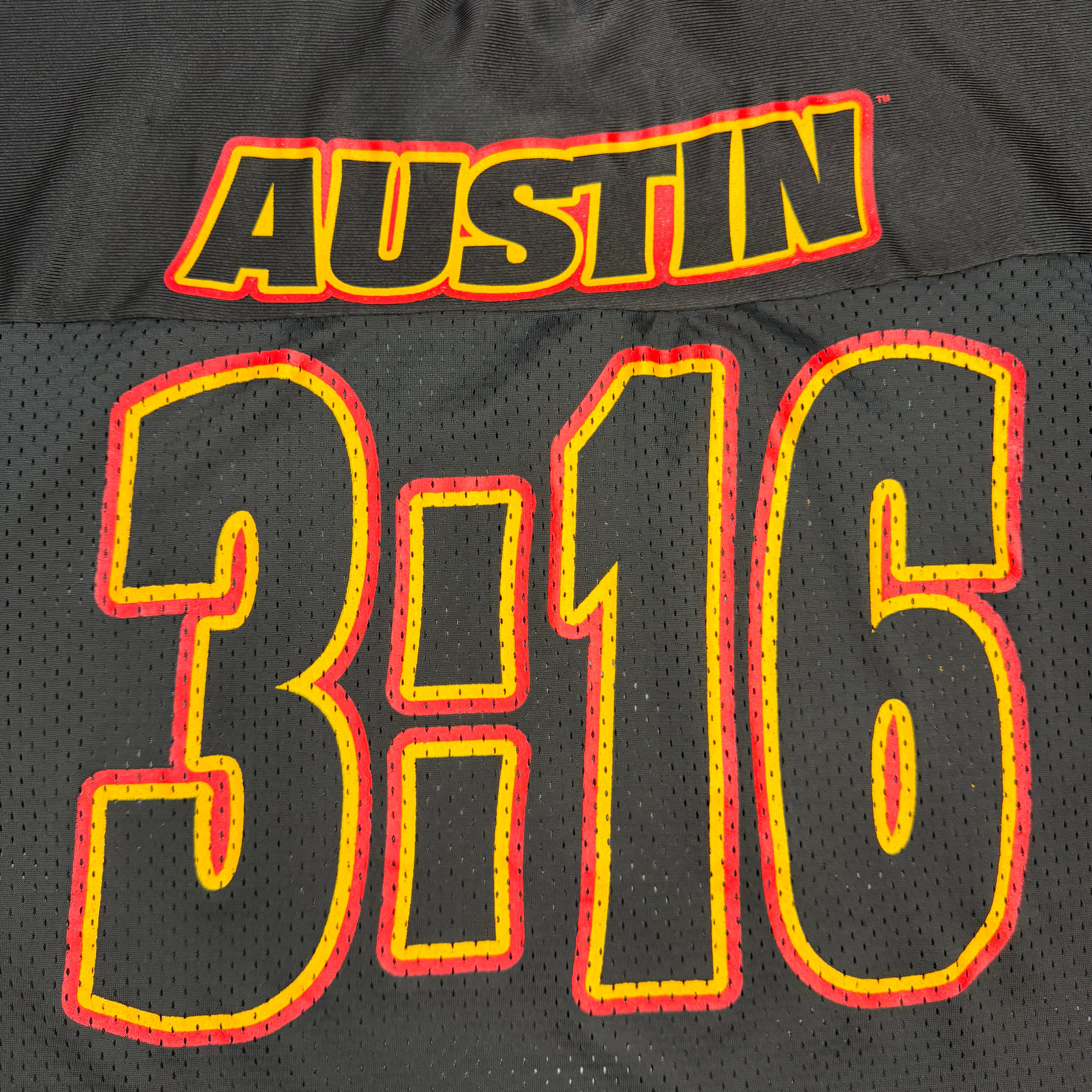 Vintage WWF “3:16” Stone Cold Steve Austin Mesh Jersey Black