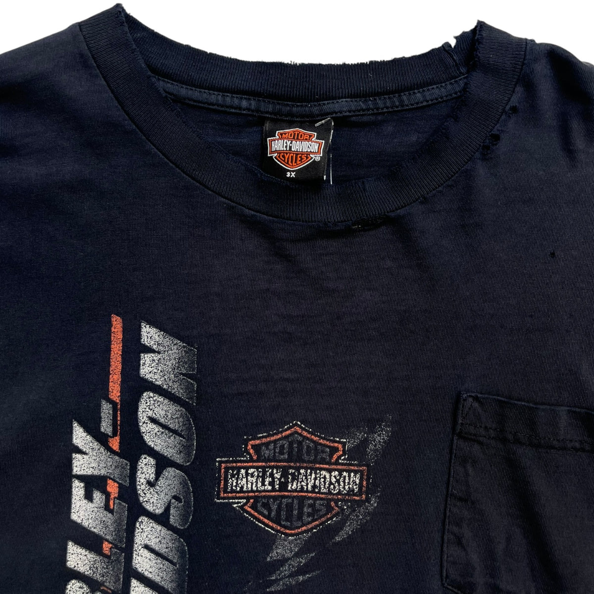 Vintage Harley Davidson Victoria, B.C Long Sleeve T-Shirt Black