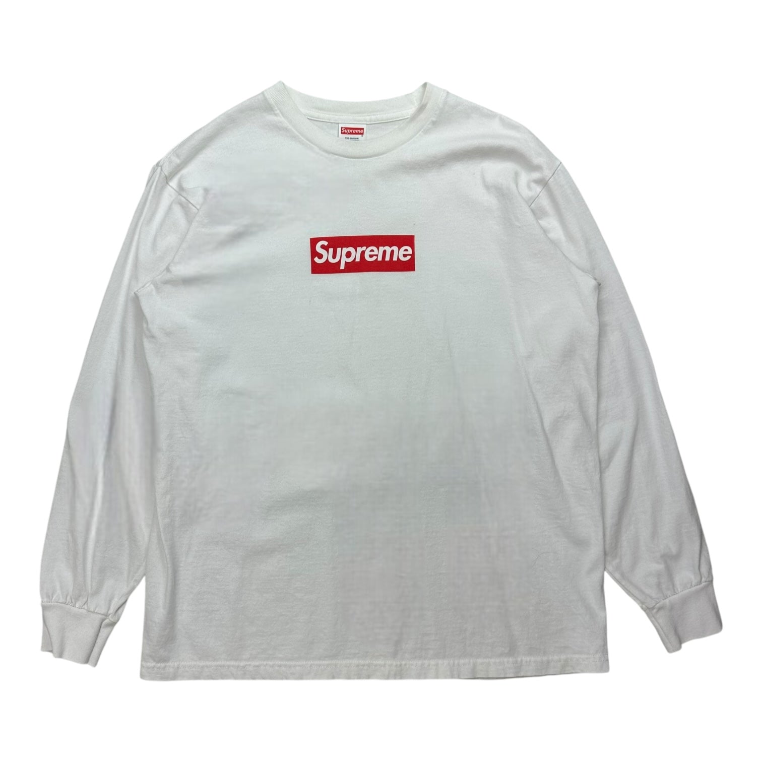 Supreme Box Logo L/S Tee White