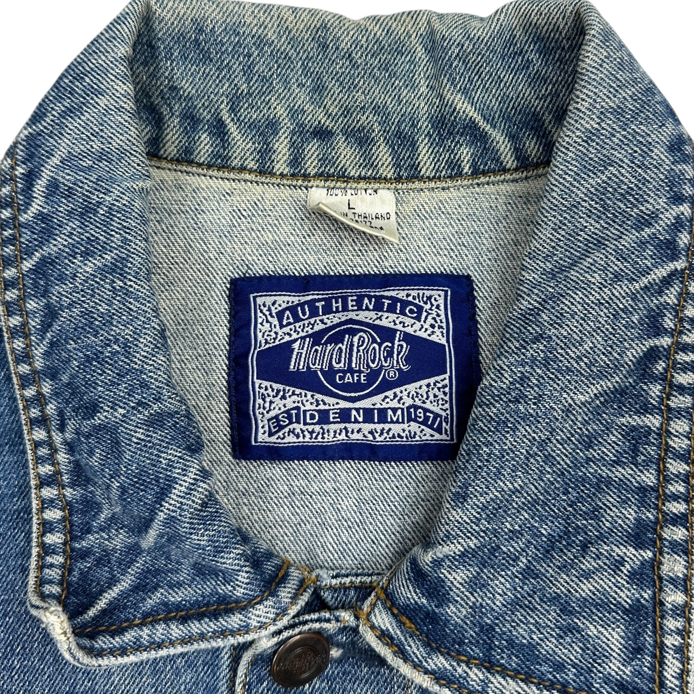 Vintage Hard Rock Cafe Kobe Denim Jacket