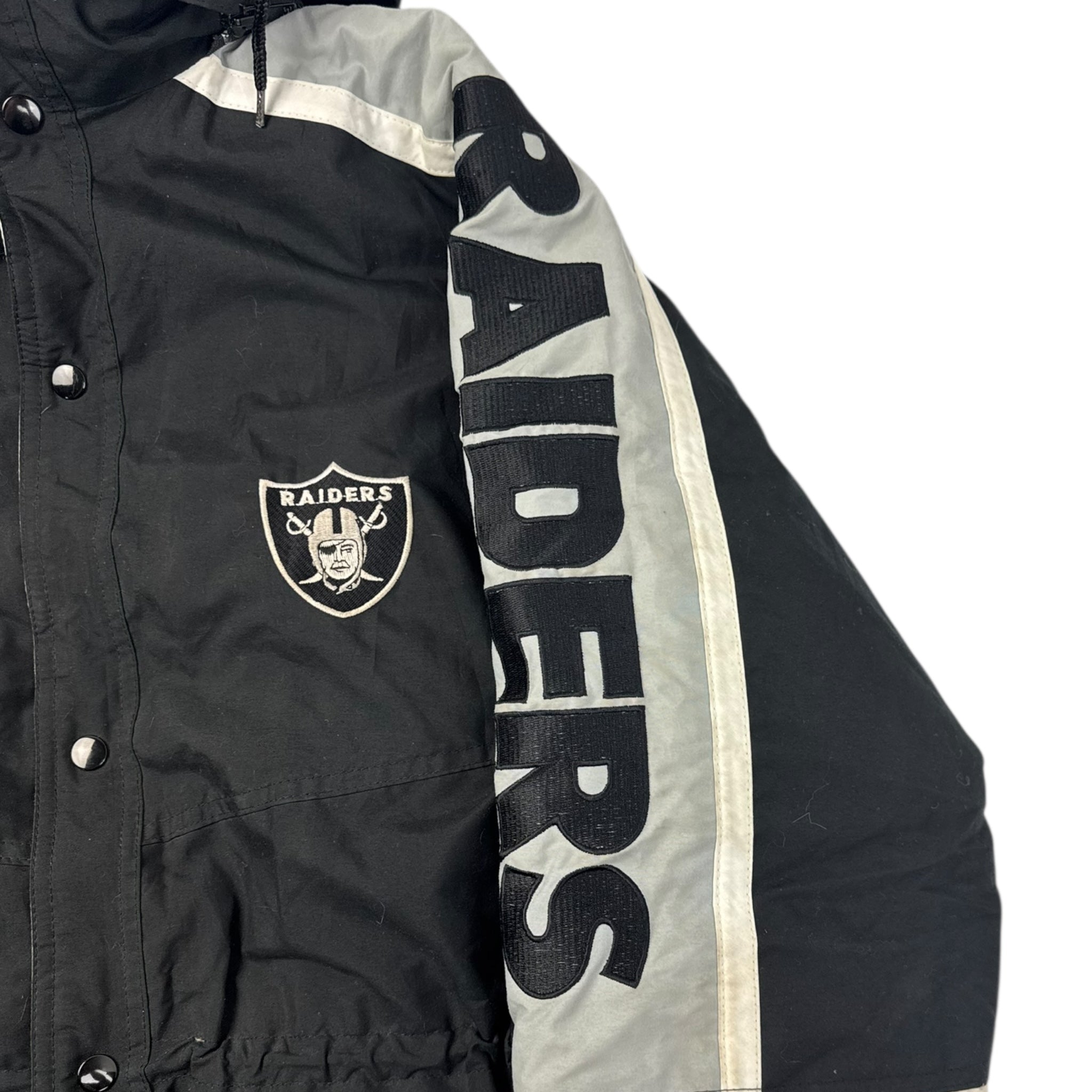Vintage Raiders Long Parka Starter Jacket