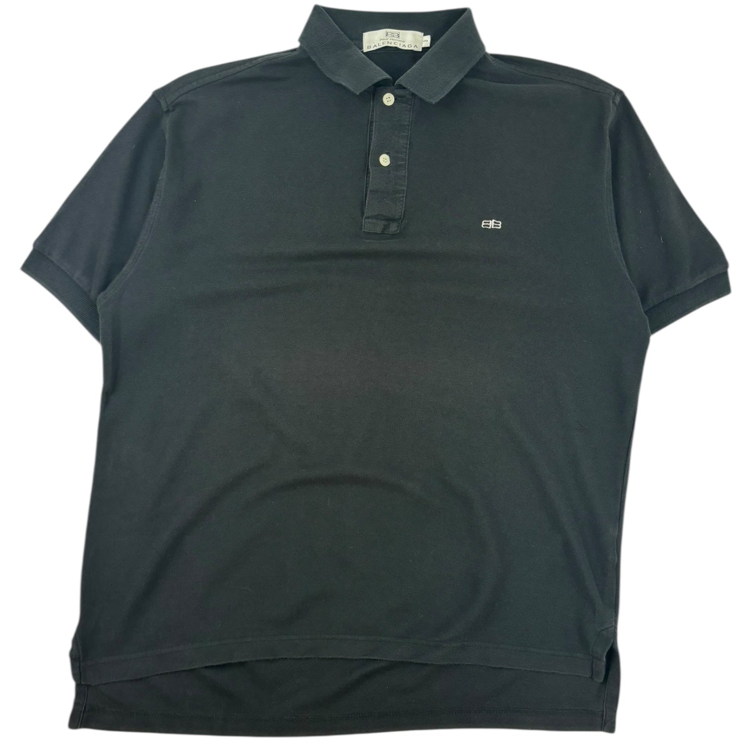 Balenciaga Polo T-Shirt Black