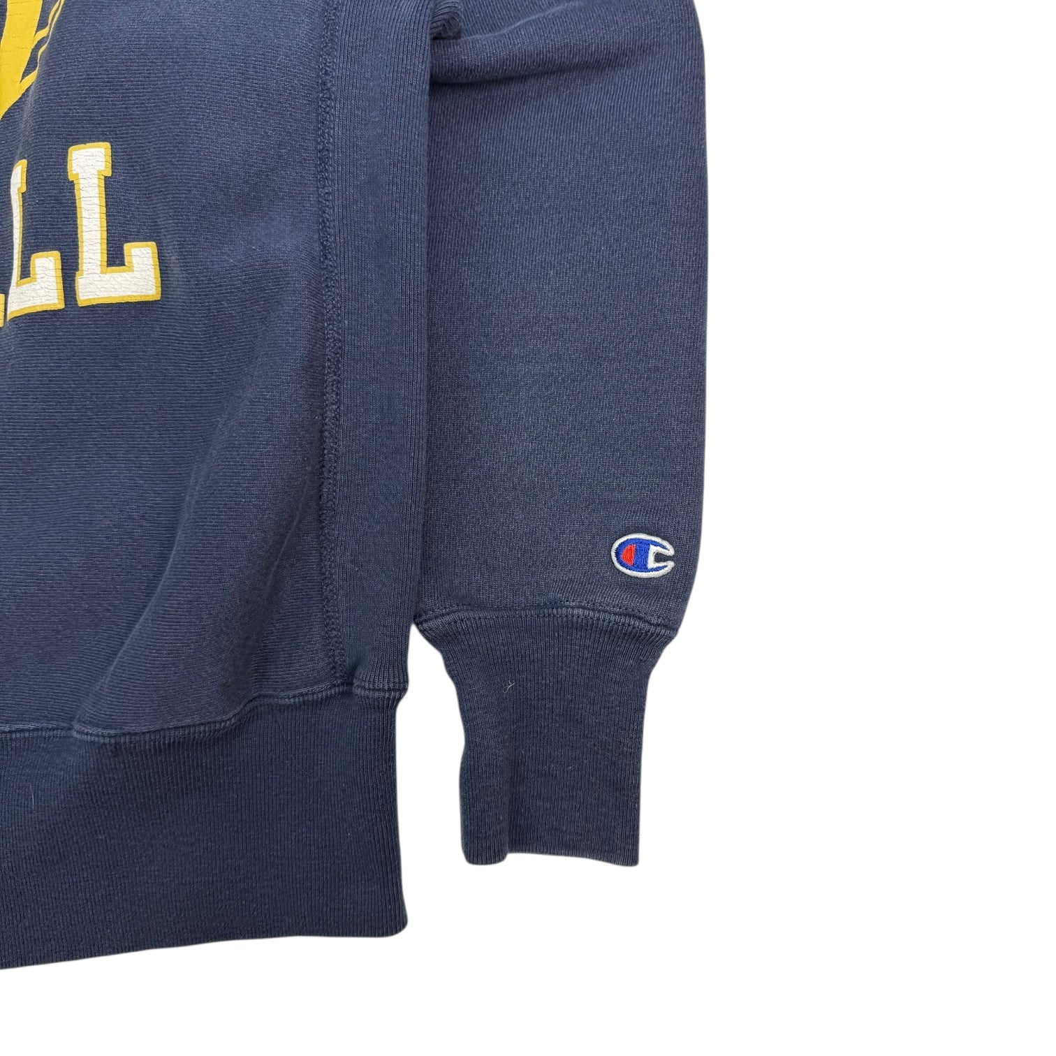 Vintage Champion Notre Dame Crewneck Navy Blue
