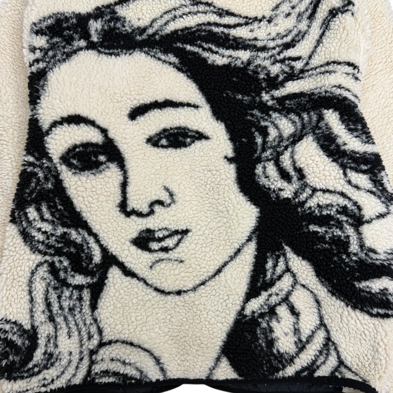 Stüssy Venus Jacquard Sherpa Jacket Natural