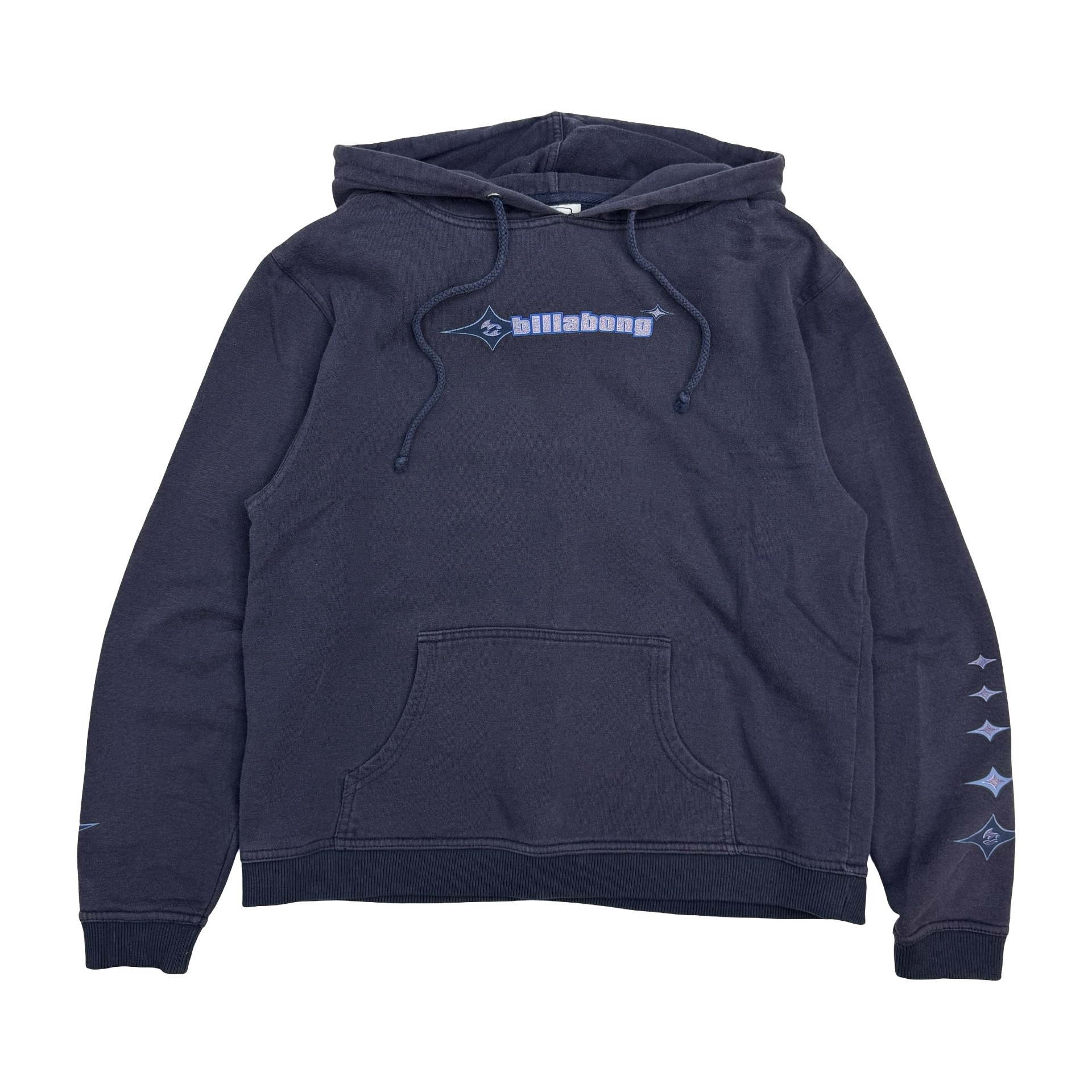 (W) Vintage Billabong Star Hoodie Blue