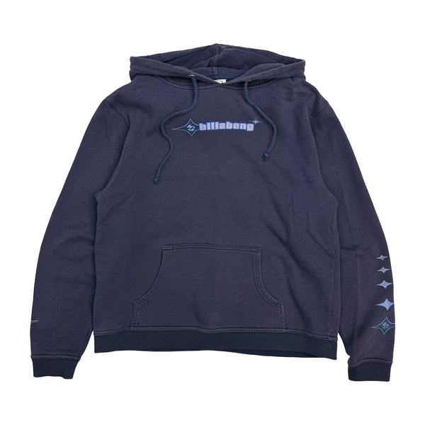 (W) Vintage Billabong Star Hoodie Blue