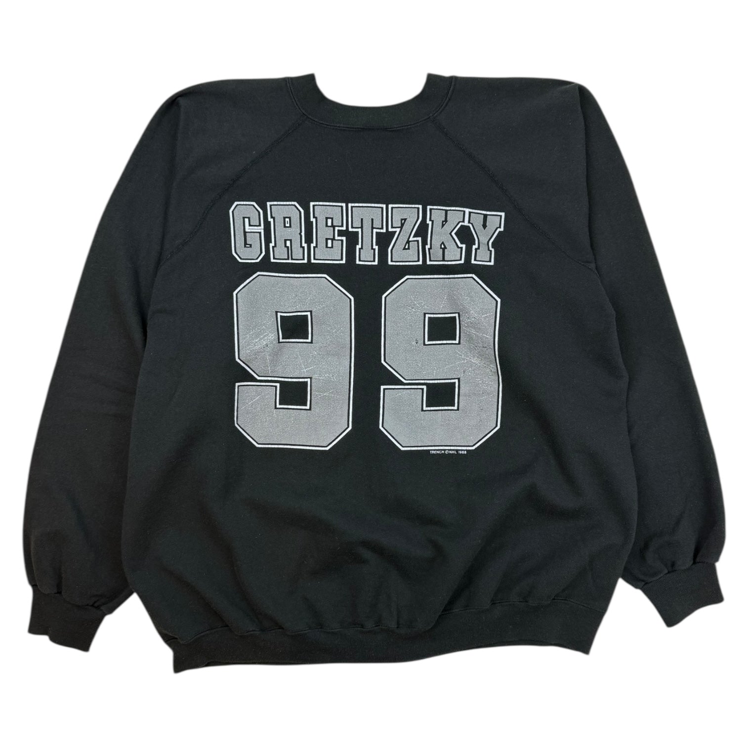 1988 LA Kings Gretzky Crewneck Black