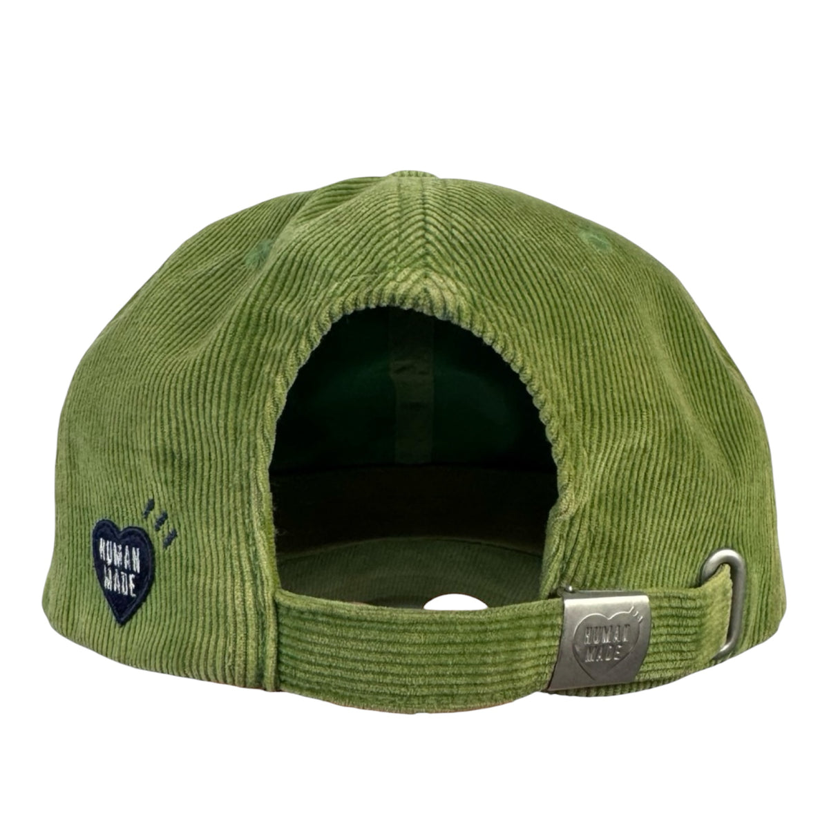 Human Made Embroidered Corduroy  Hat Green