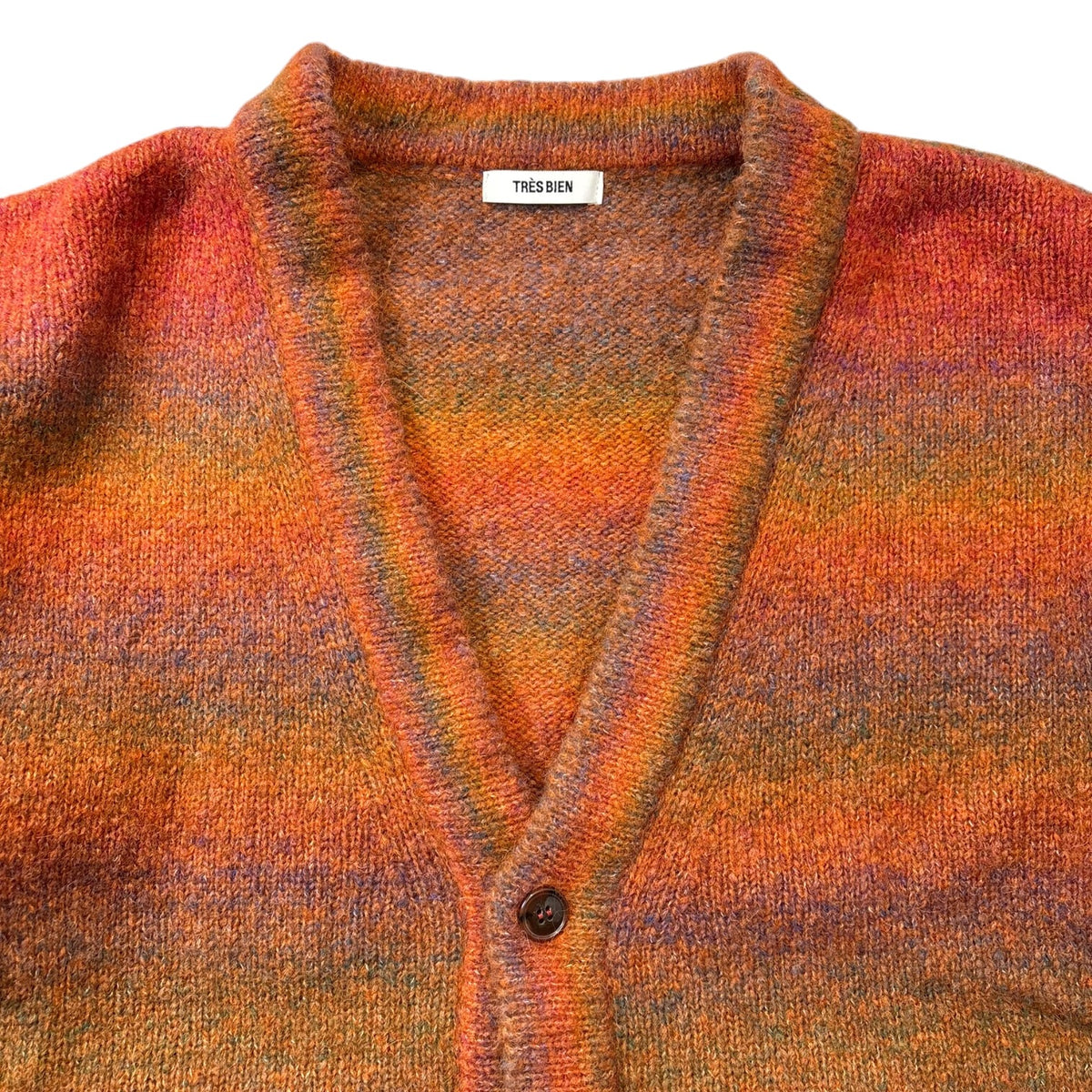 Tres Bien Gradient Cardigan Alpaca Sunset