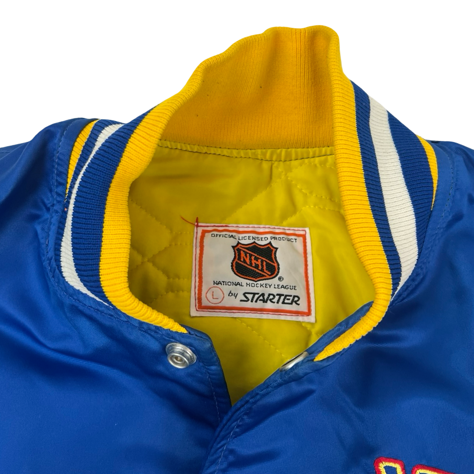 Vintage St. Louis Blues Starter Satin Bomber Jacket