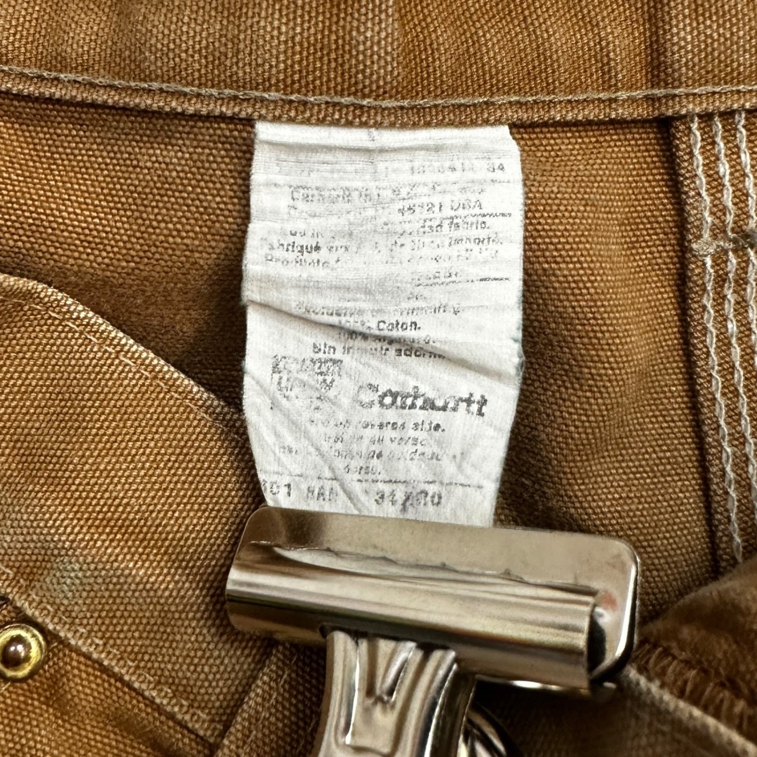 Vintage Carhartt Double Knee Cargos Tan