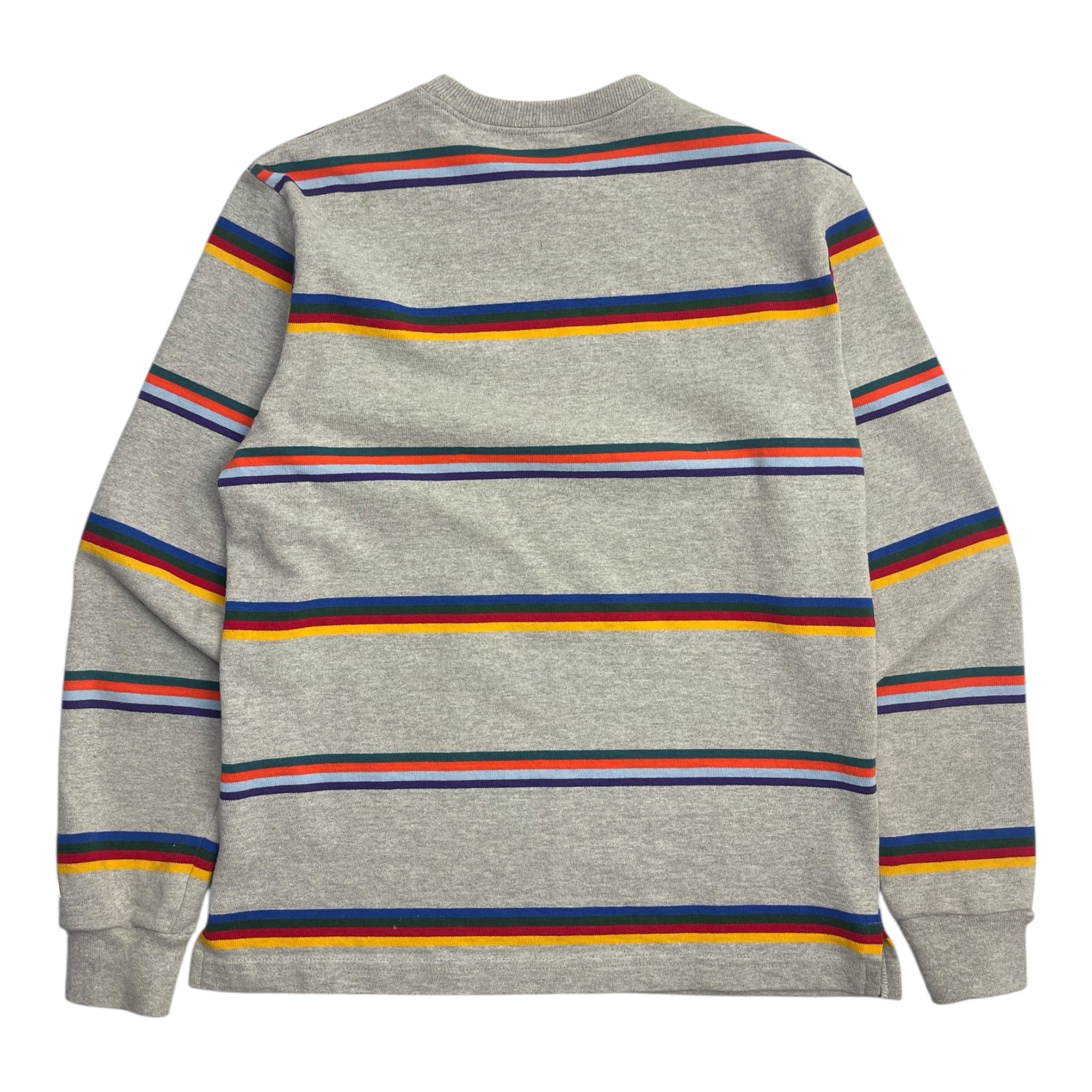 OVO Striped Crewneck Grey