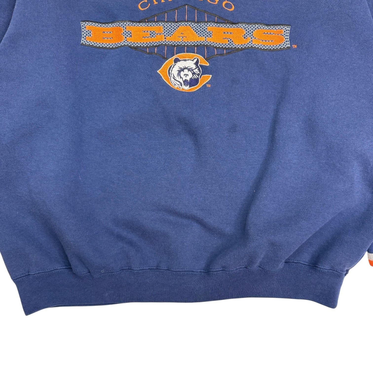 Vintage Starter Chicago Bears Crewneck Navy Blue/Orange