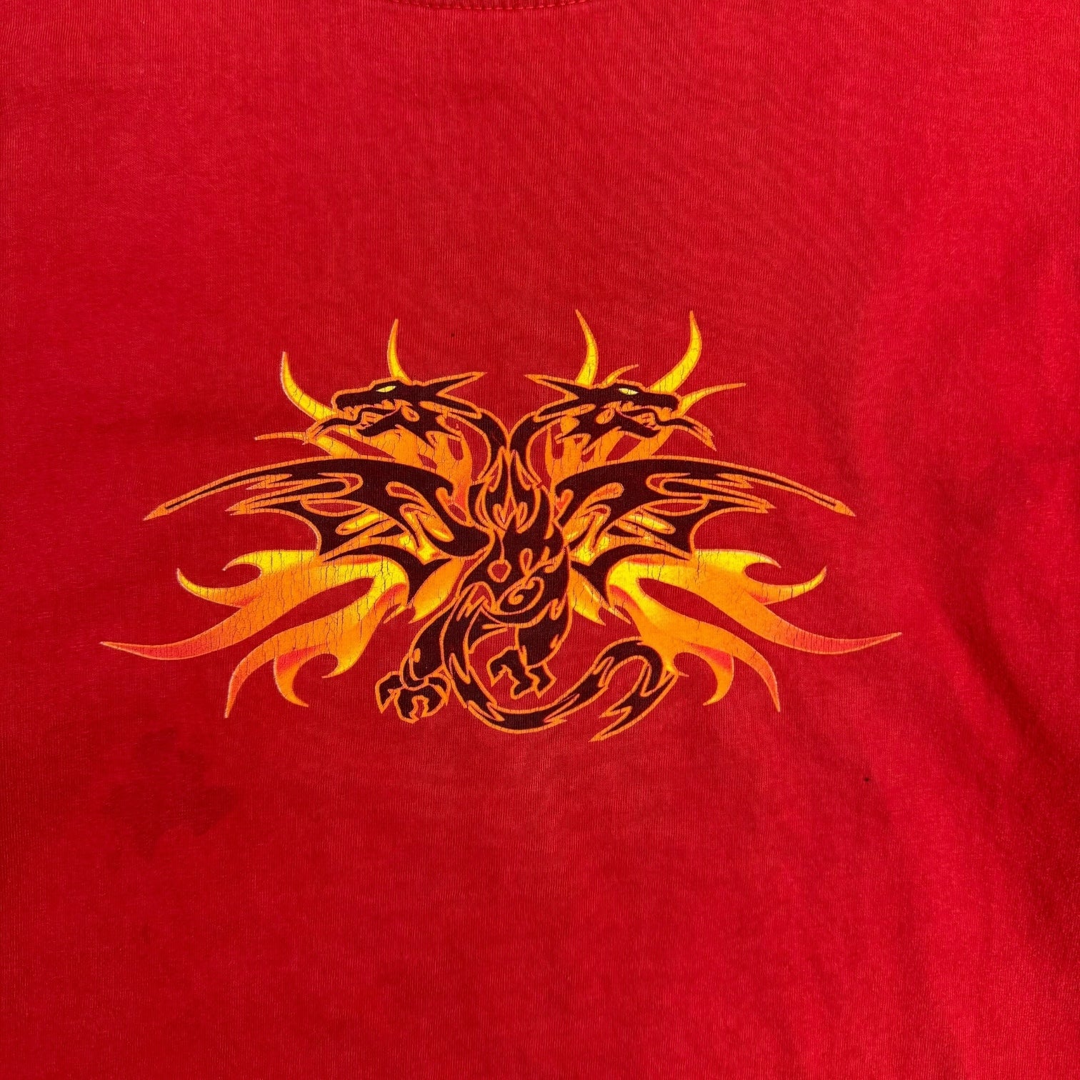 Vintage SilverStrand Dragon L/S Tee Red