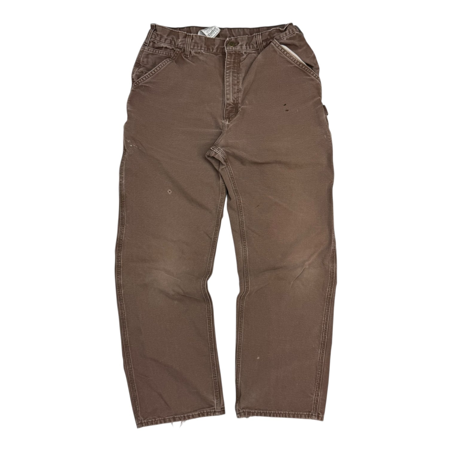 Vintage Carhartt Dungaree Pants Chocolate Brown