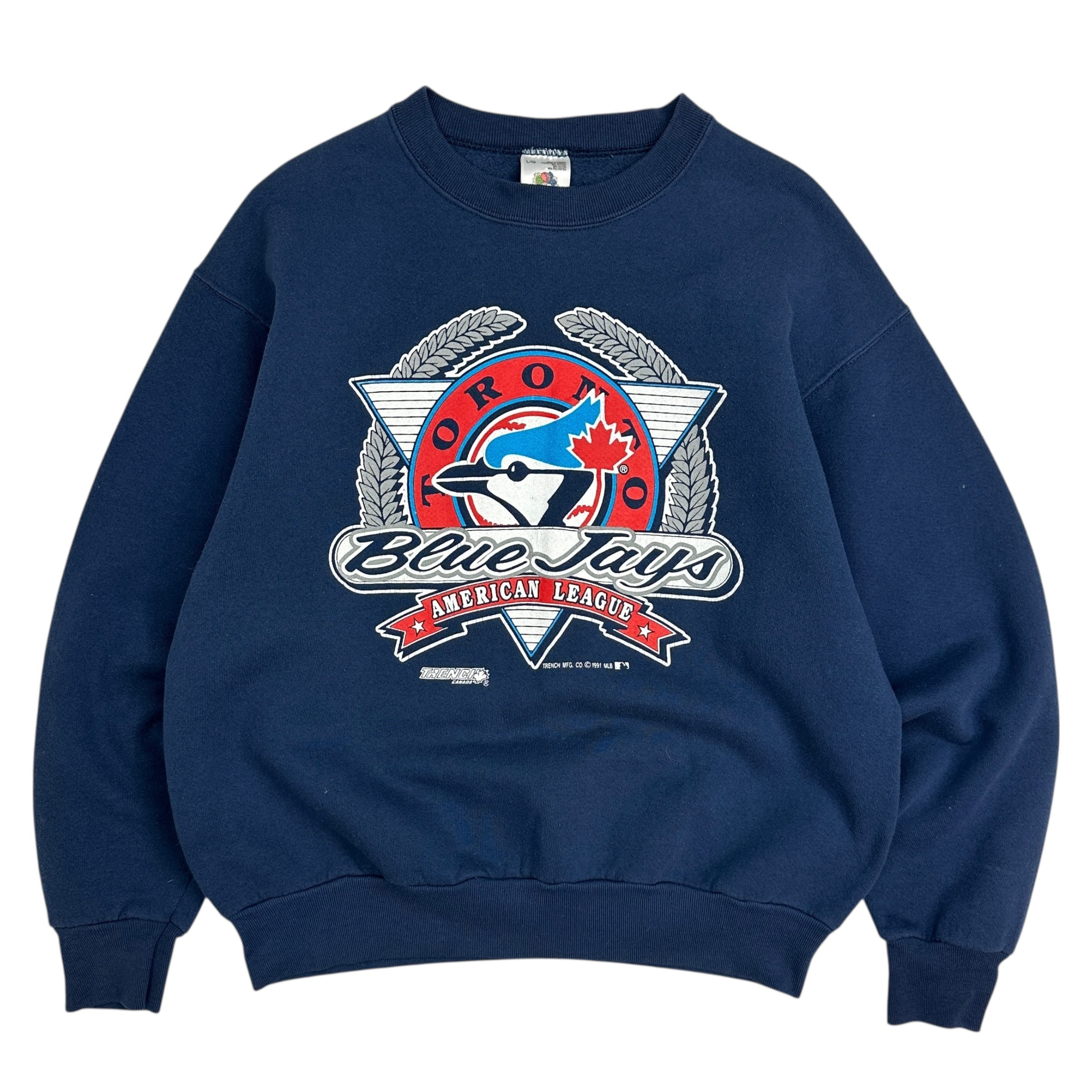 1991 MLB Toronto Blue Jays Crewneck Navy