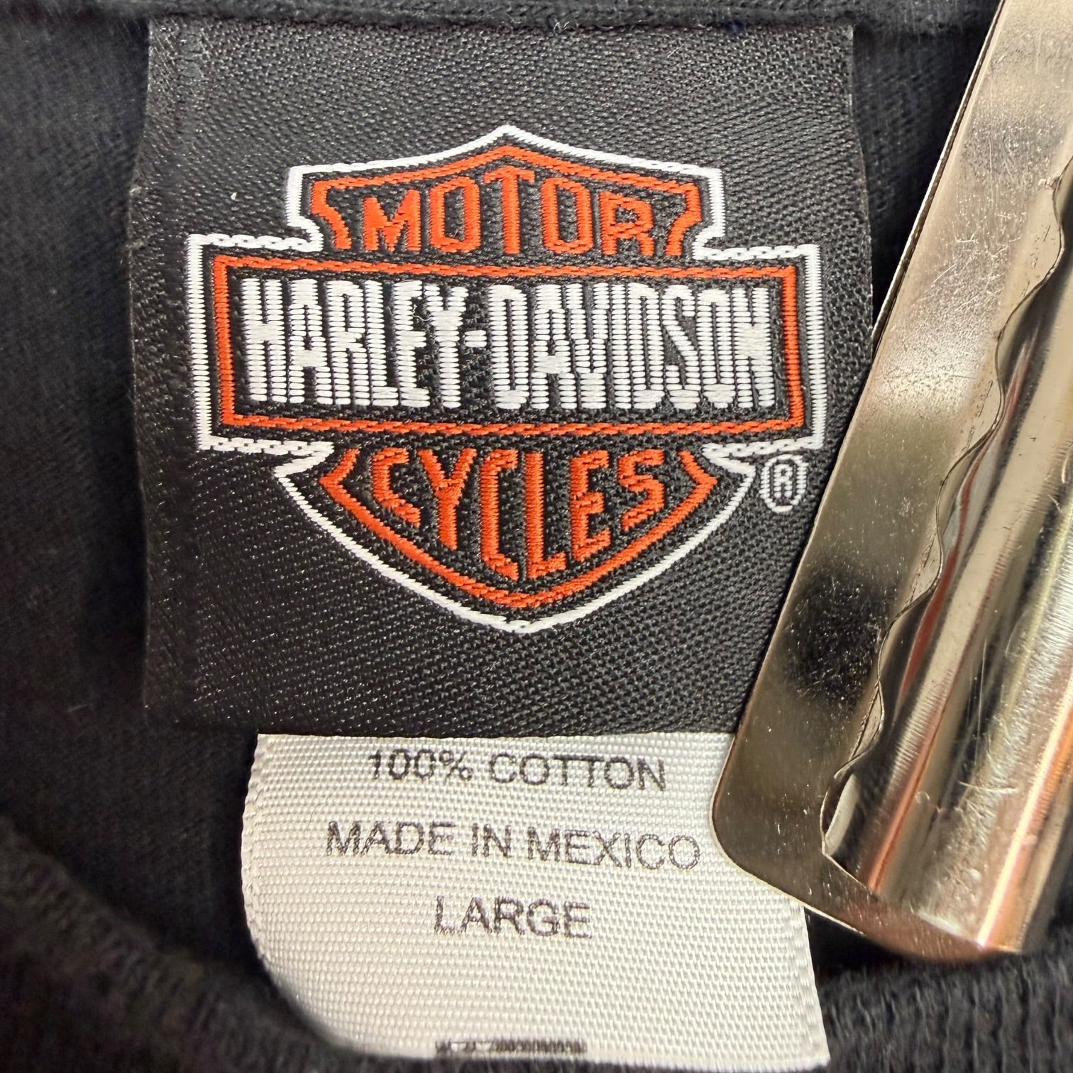 Vintage Harley Davidson Of Hollywood L/S Tee Black