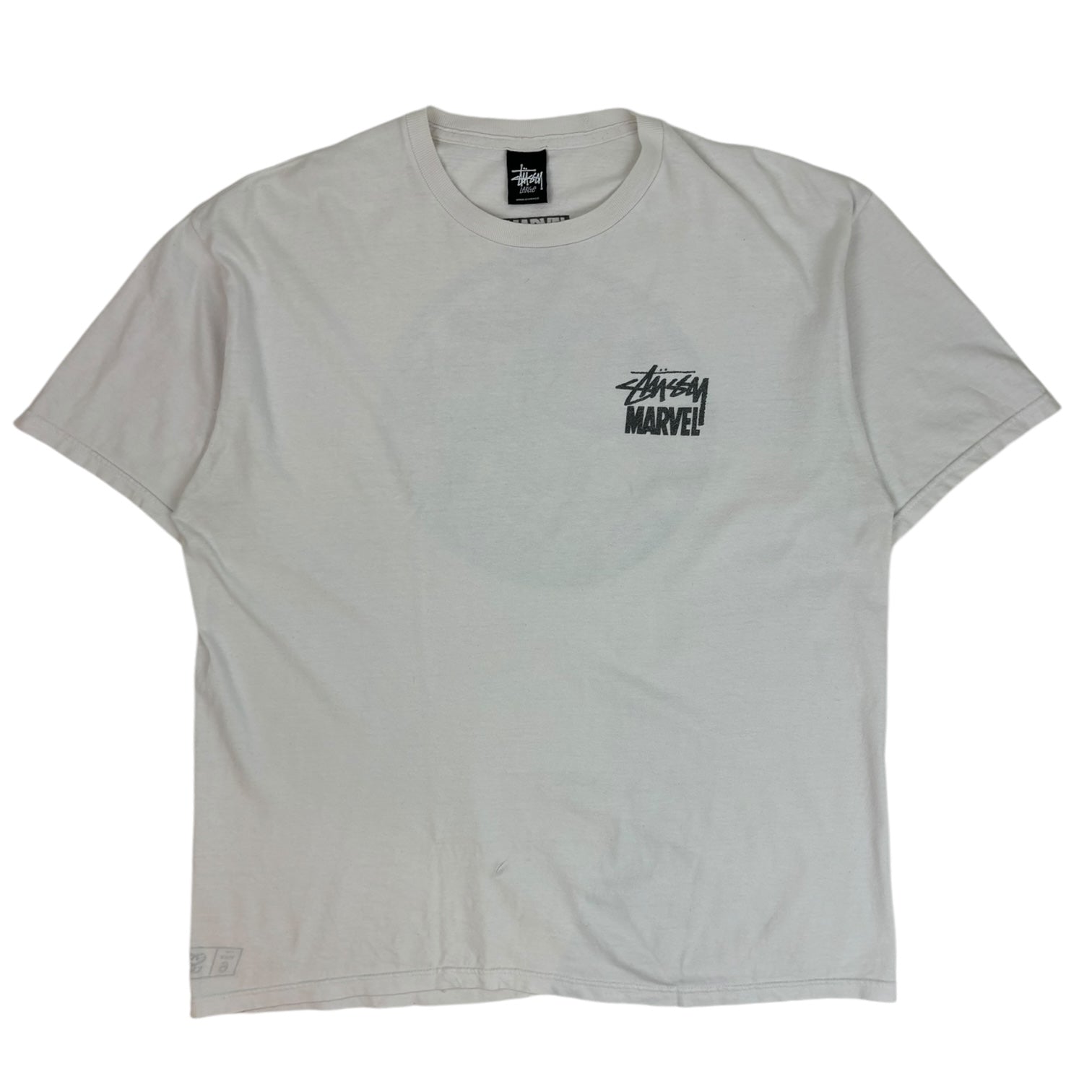 Stussy x Marvel Double S Logo T-Short White