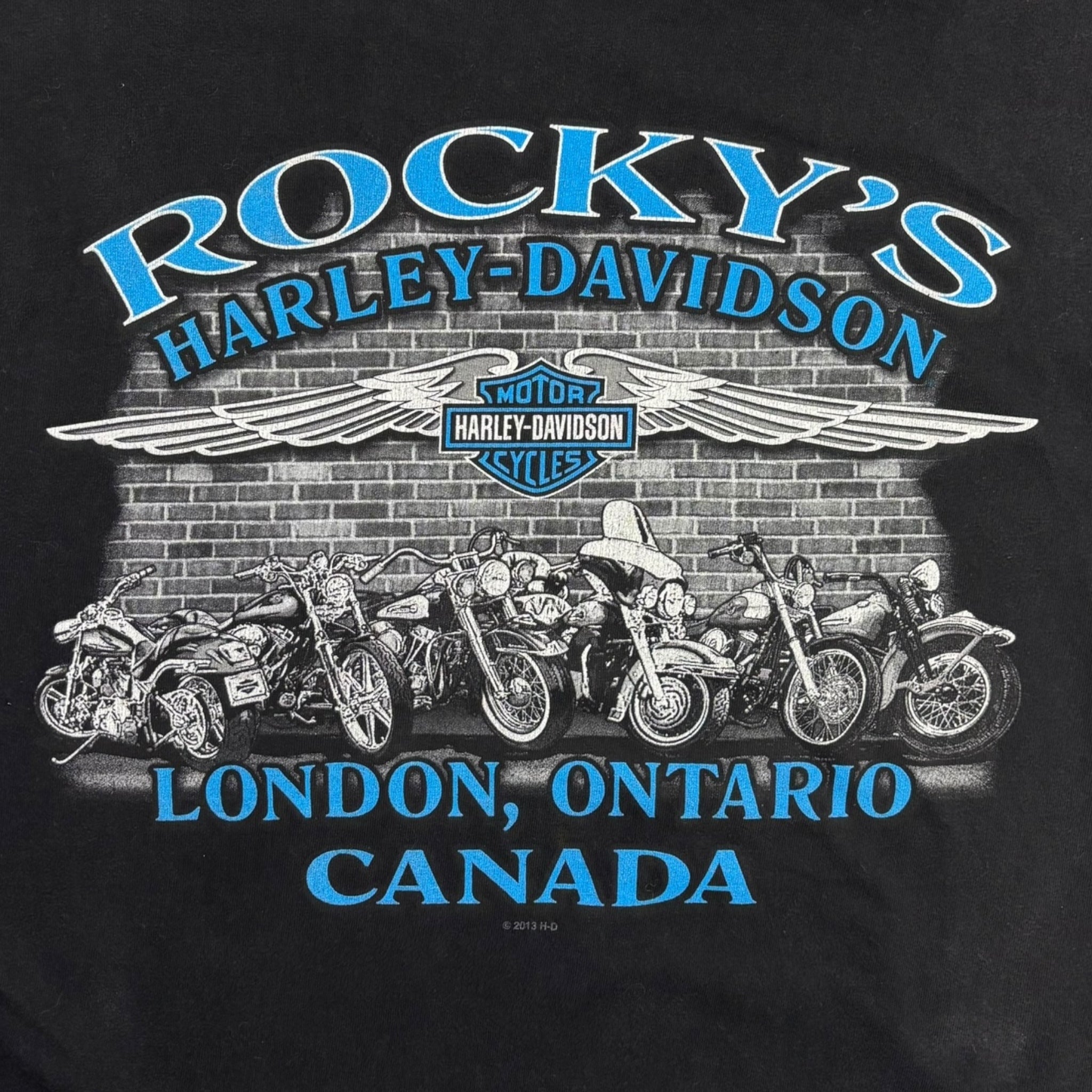 Harley Davidson London Ontario Skull T-Shirt