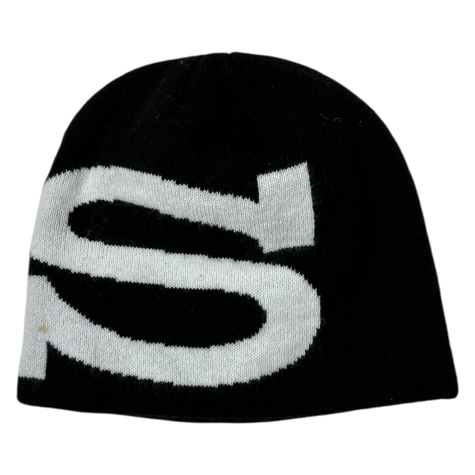 Stussy Big S Jacquard Skullcap Black