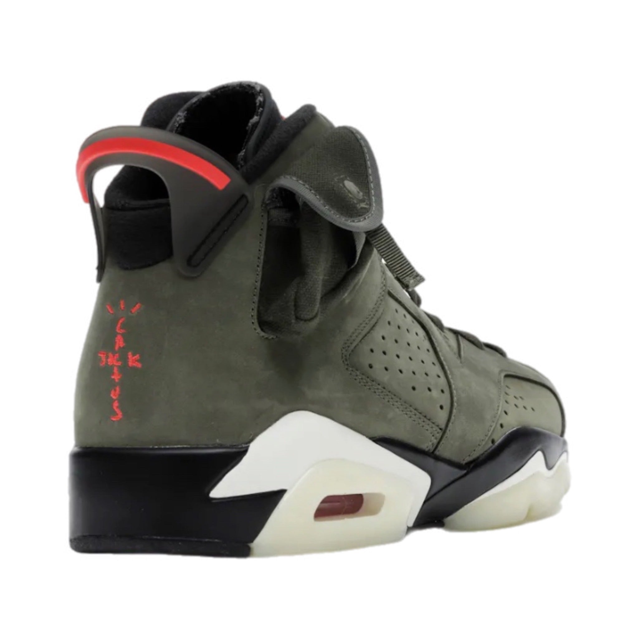 Jordan 6 x Cactus Jack Travis Scott Medium Olive/Infrared/Black