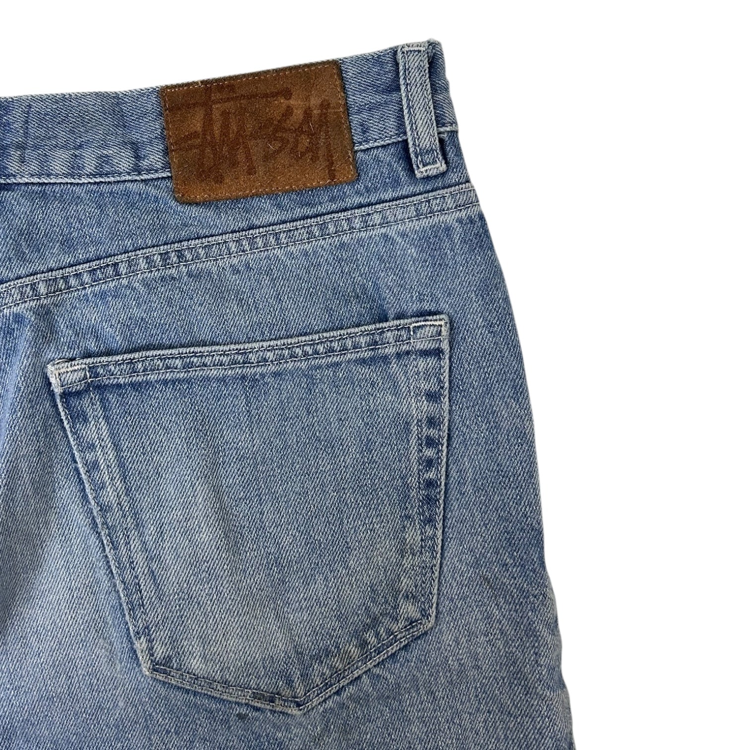 Stüssy Big Ol Jeans Shorts Light Wash