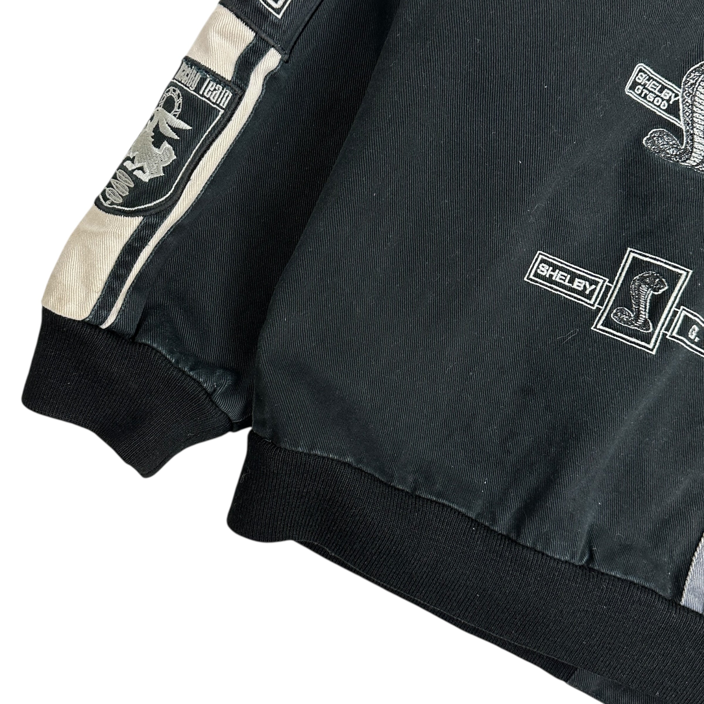 Vintage Ford Racing Caroll Shelby Ford Mustang Racing Jacket Black