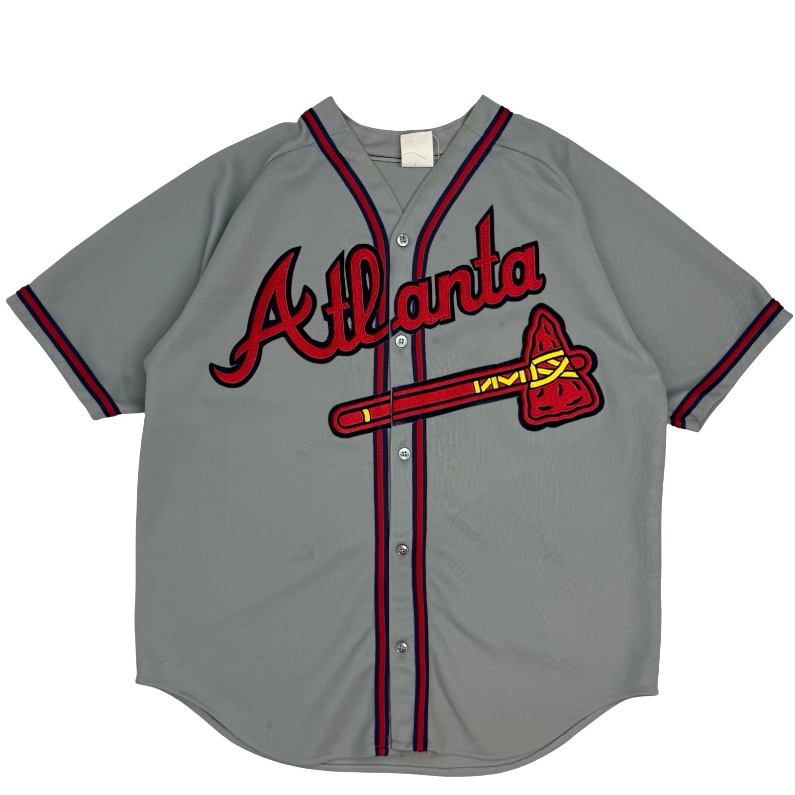 Vintage CCM Atlanta Braves Road Jersey Grey