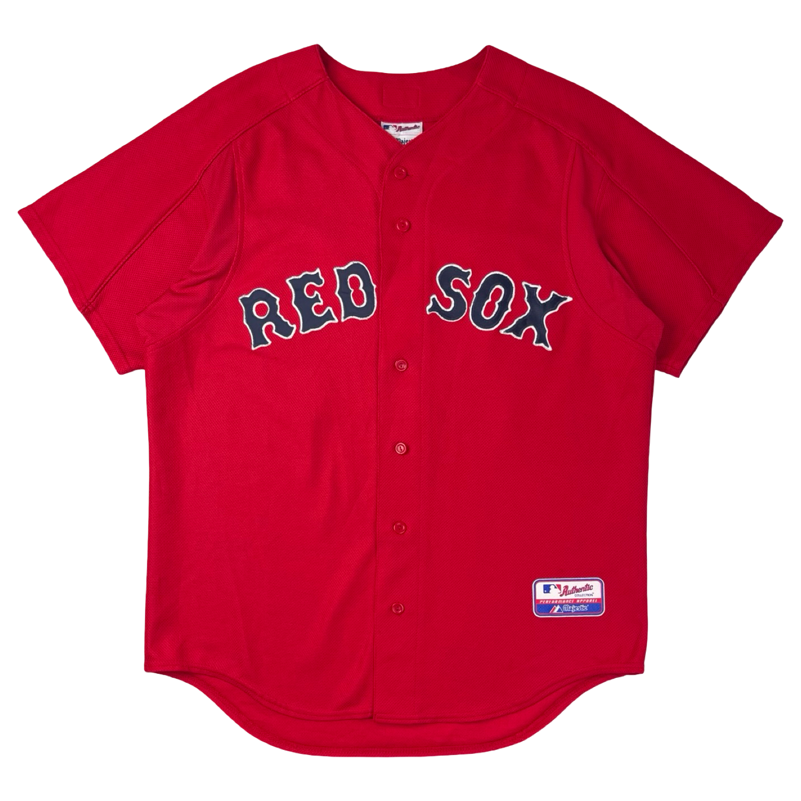 Majestic Boston Red Sox #33 Varitek MLB Button-Up Jersey