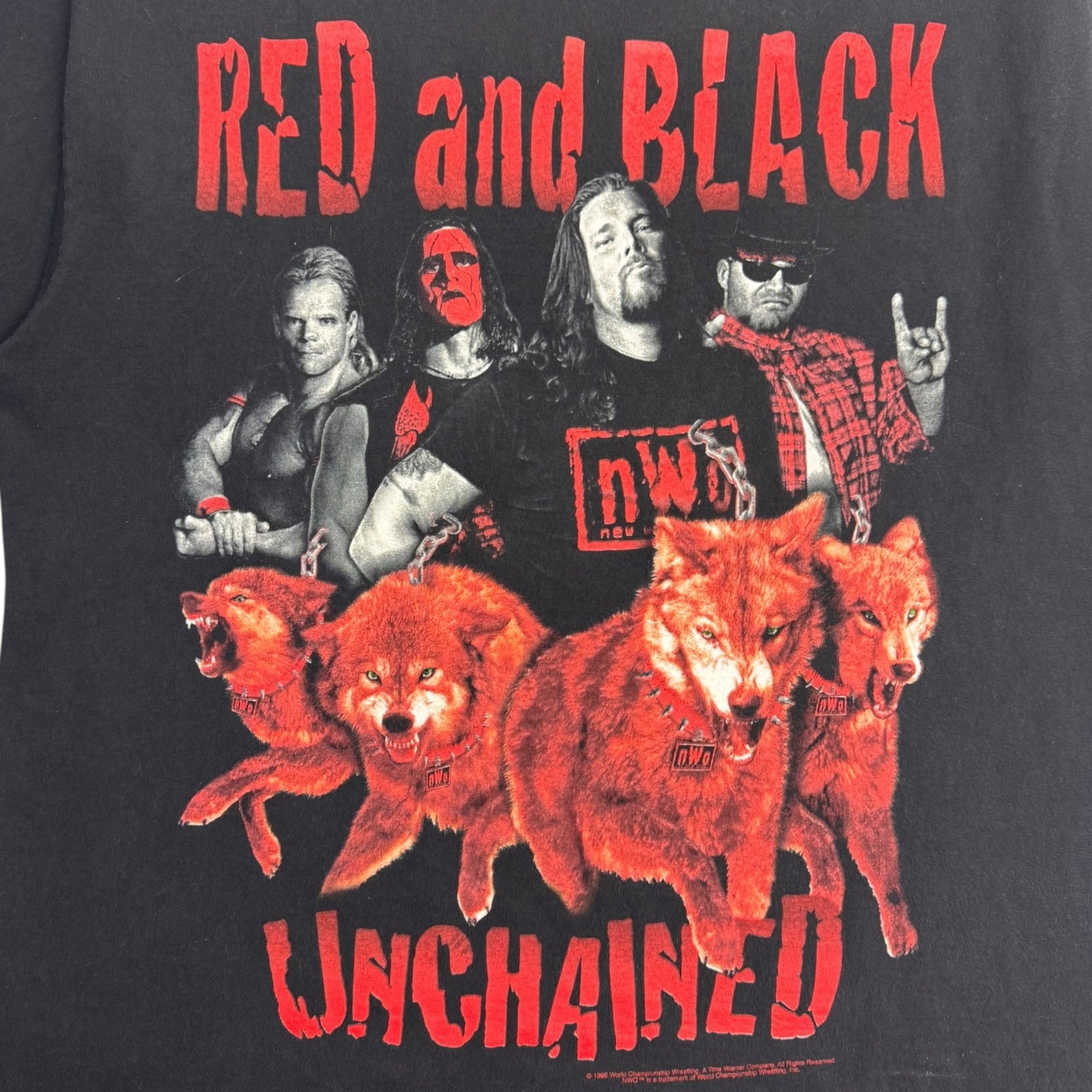 1998 WCW NWO Red and Black T-Shirt