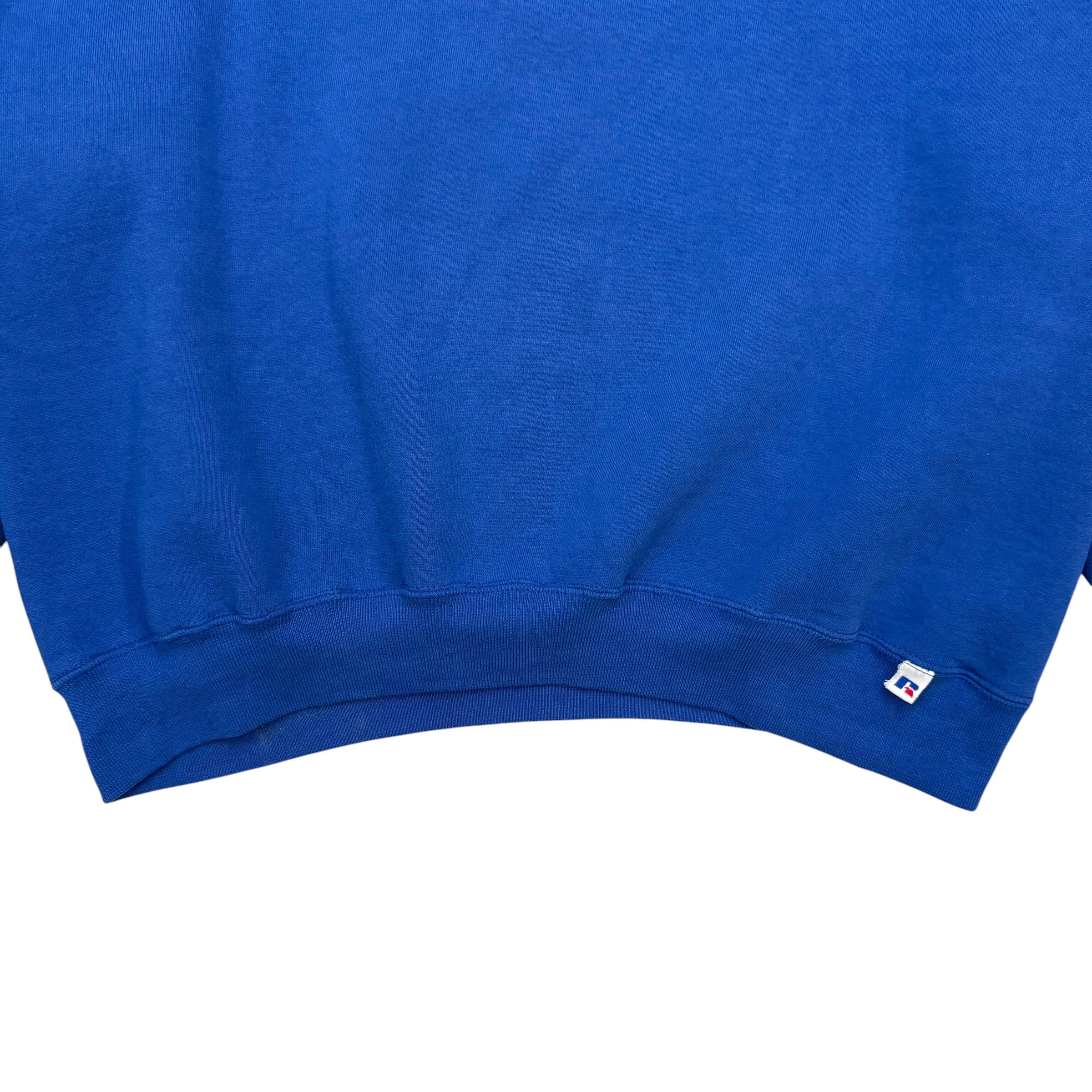 Vintage Russell Athletics Blank Crewneck Blue