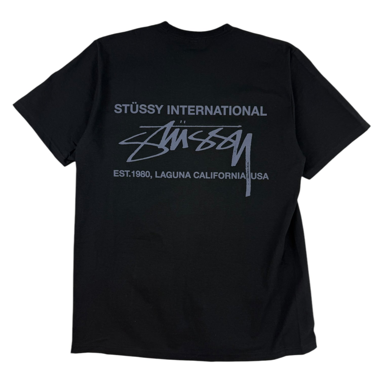 Stüssy Smooth International T-Shirt Black