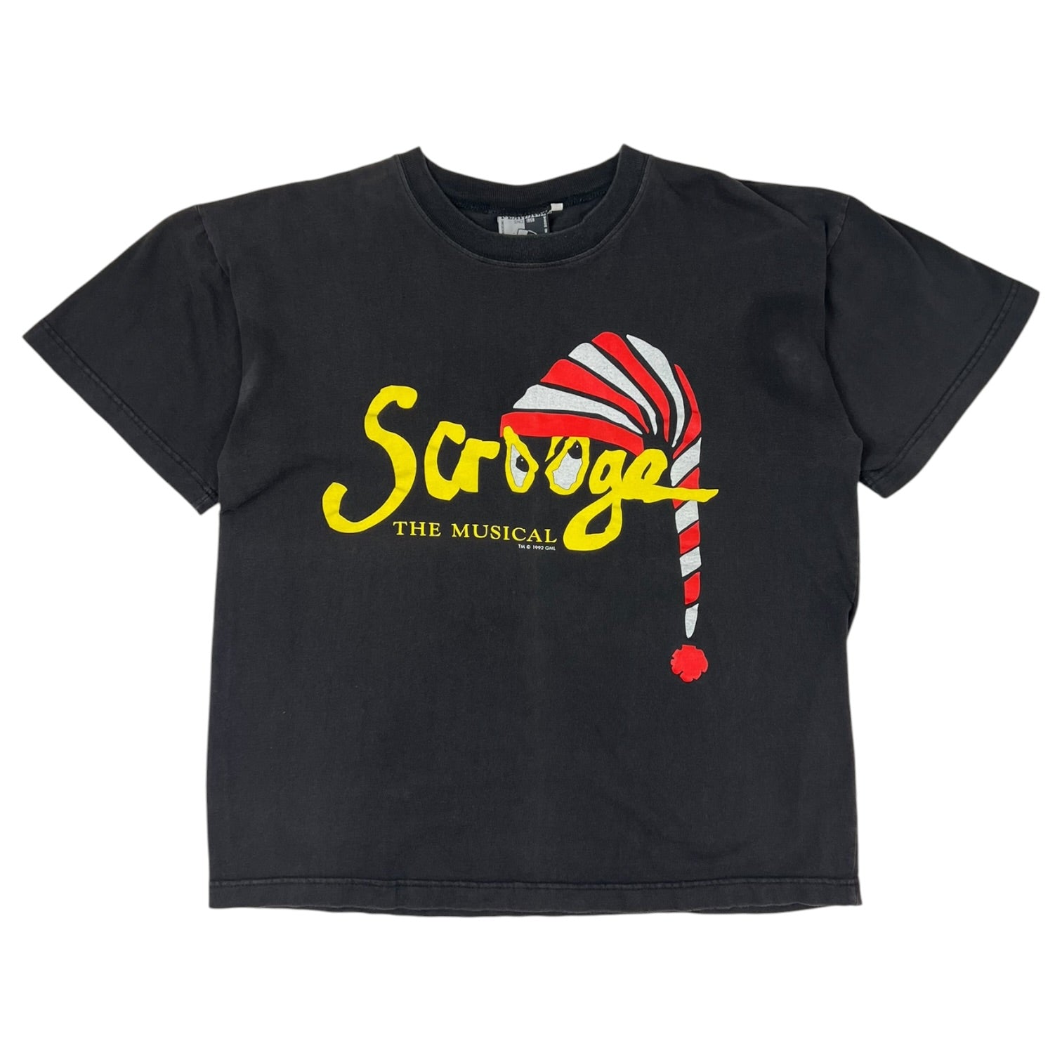 Vintage 90’s Scrooge The Musical T-Shirt Black
