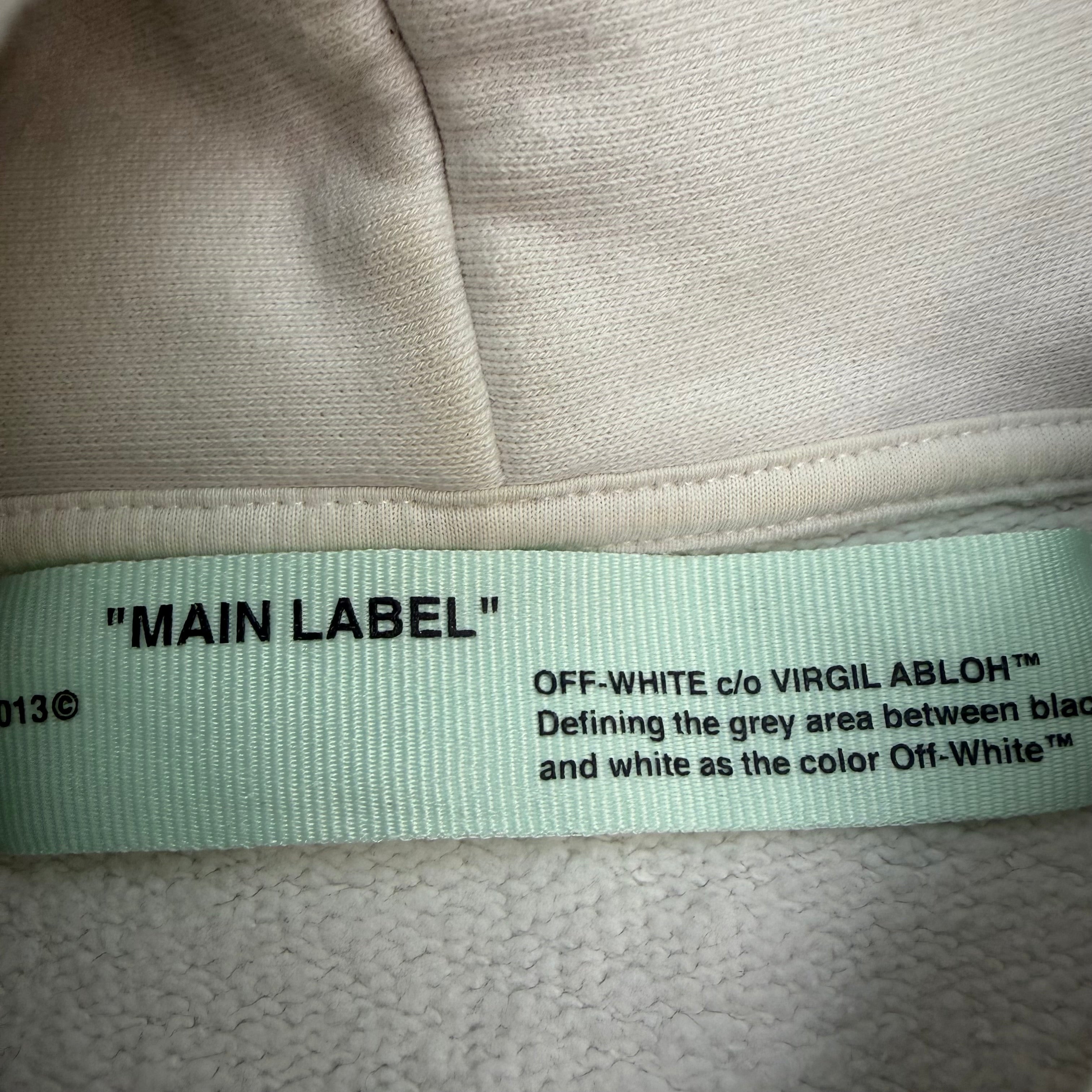 Off-White Wing Off Logo Hoodie White
