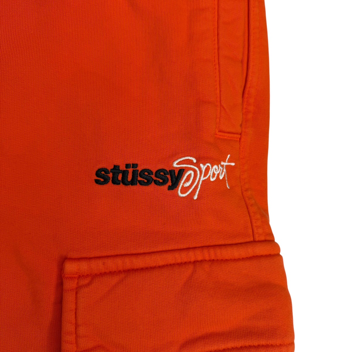 Stüssy Sport Cargo Fleece Short Orange