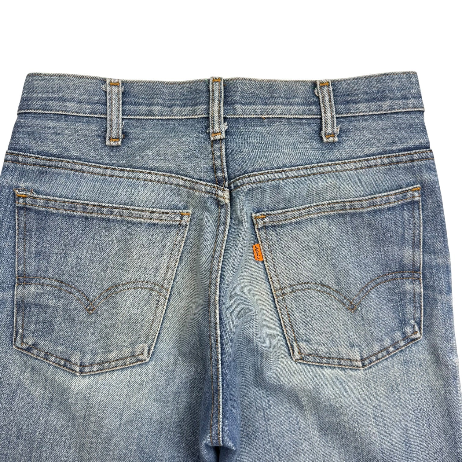 Vintage Levi’s Orange Tab Bell Bottom Pants Medium Wash