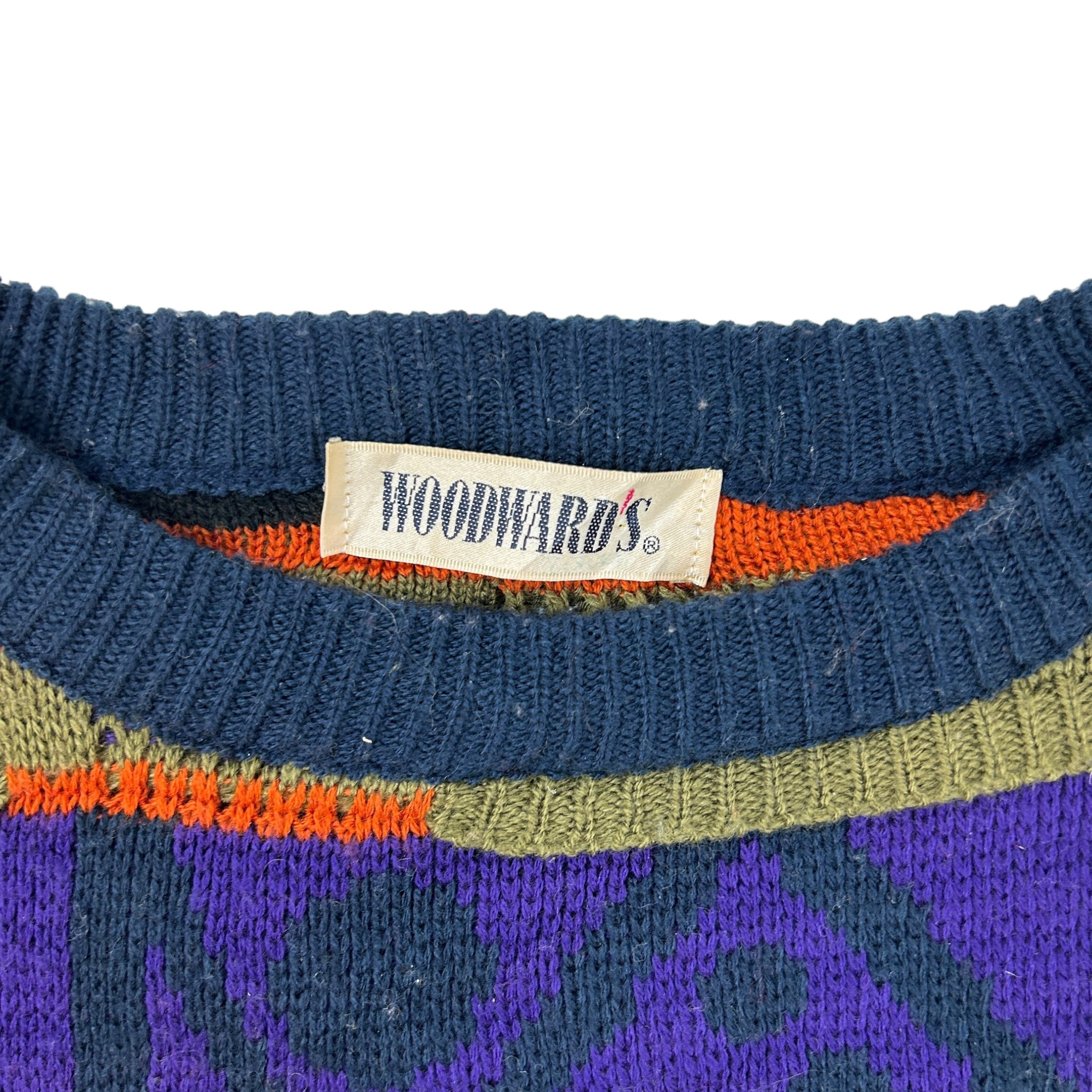Vintage Woodward's Multicolor Knit Sweater